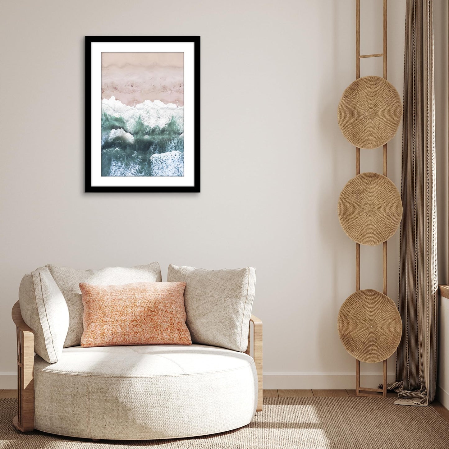 Americanflat 20x28 Poster Frame - Black Engineered Wood with Polished Plexiglass - Wide Picture Frame for Vertical or Horizontal Wall Display - Epic Collection - Black