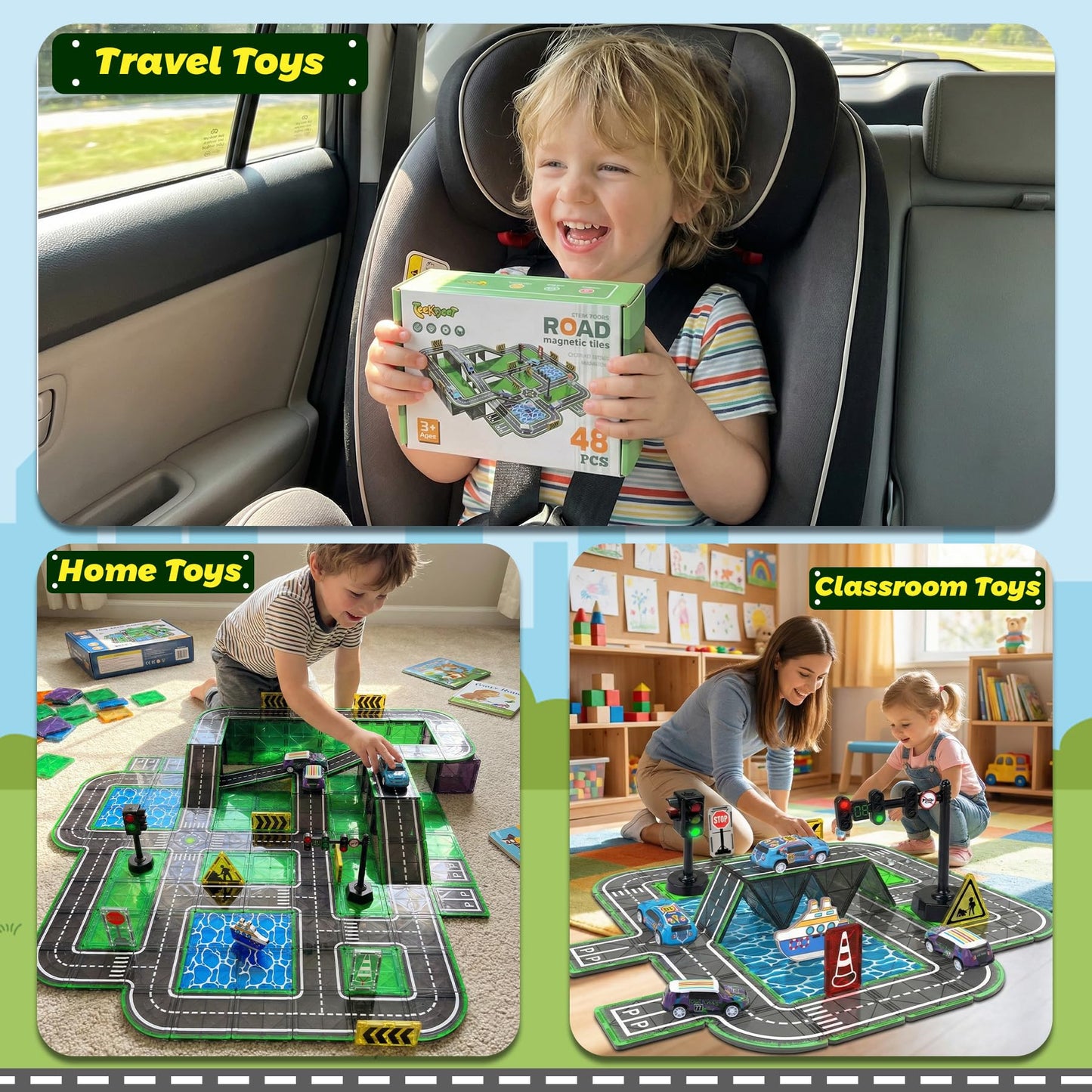 Teekdeer TE008 Magnetic Tiles