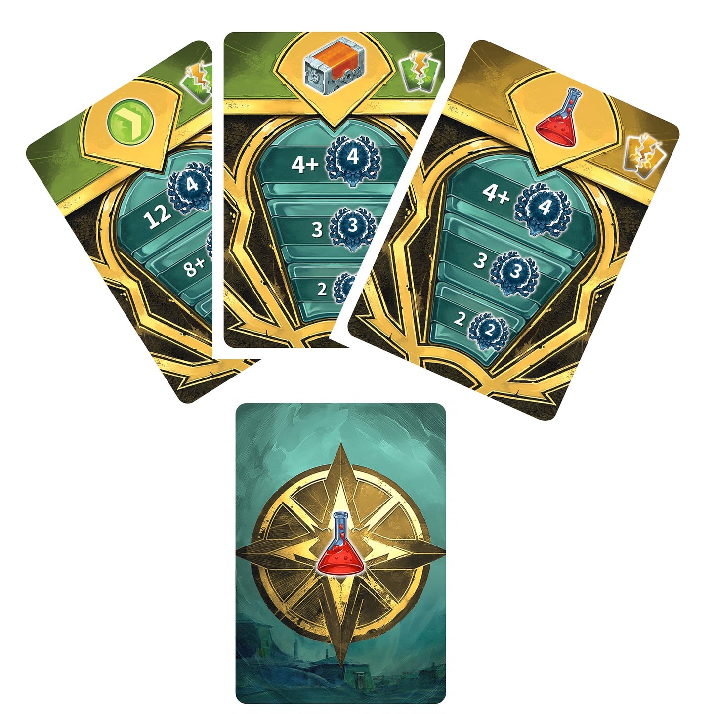 Revive: Call of The Abyss Board Game Expansion - Enhance Your Game with New Tribes and Scyphoz Cards! Strategy Game for Kids & Adults, Ages 14+, 1-4 Players, 60-90 Min Playtime, Made by Aporta Games