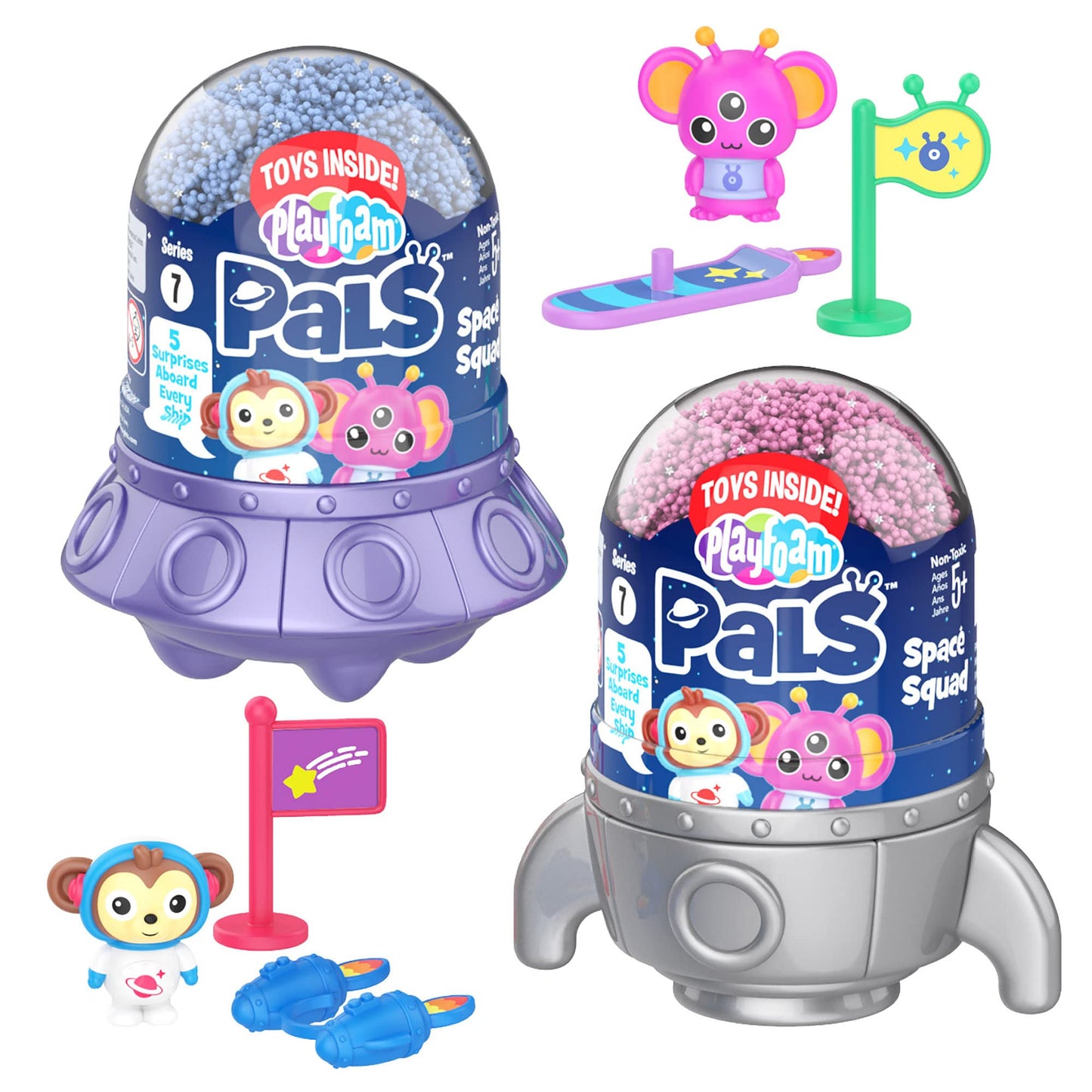 Educational Insights Playfoam Pals Space Squad 6-Pack, Fidget, Sensory Toy for Boys & Girls, Ages 3+
