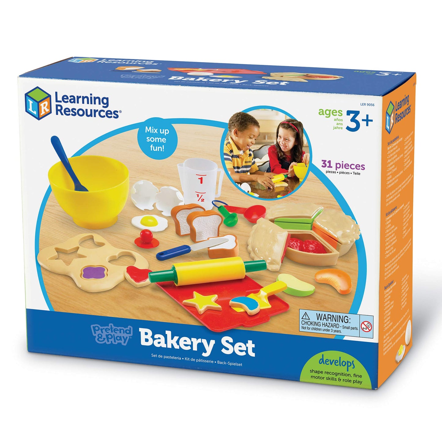 Learning Resources LER9056 Pretend & Play Bakery Set, Pretend Bakery, Imaginative Play, 31 Pieces, Ages 3+
