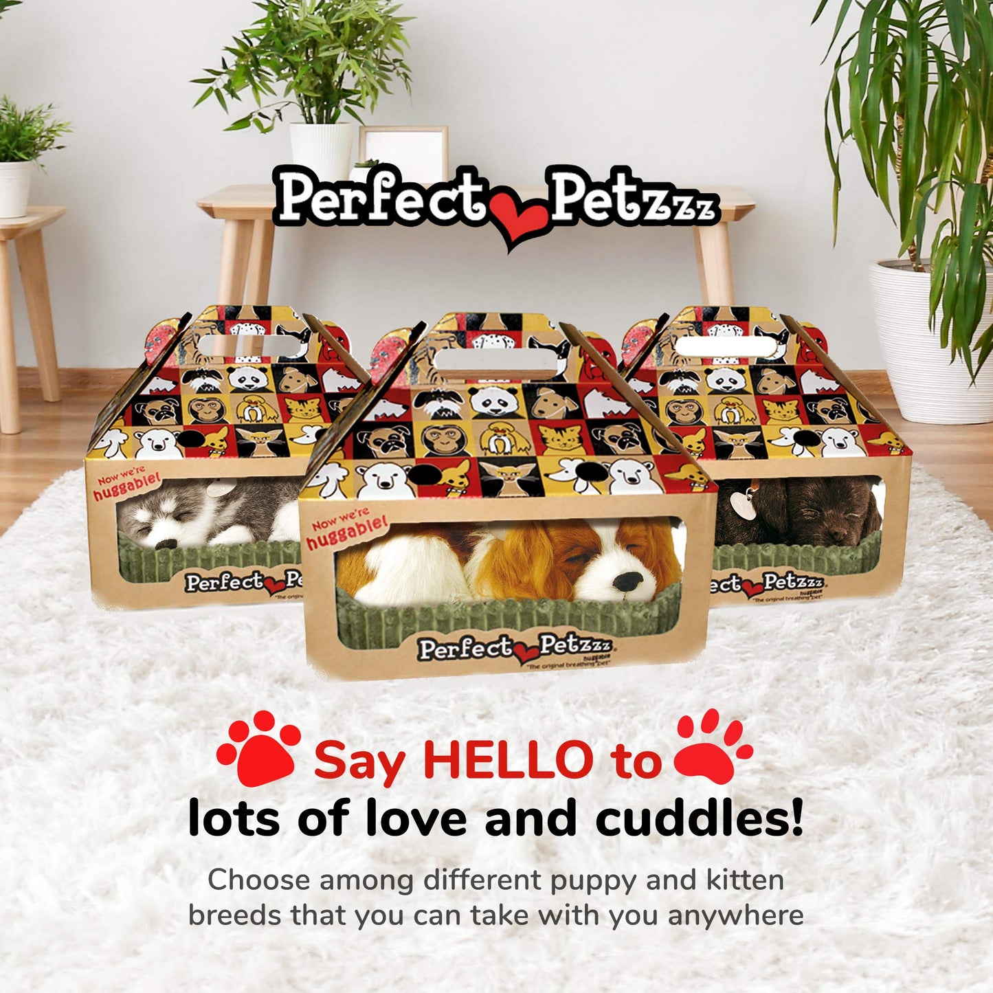 Perfect Petzzz Cavalier King Charles Plush