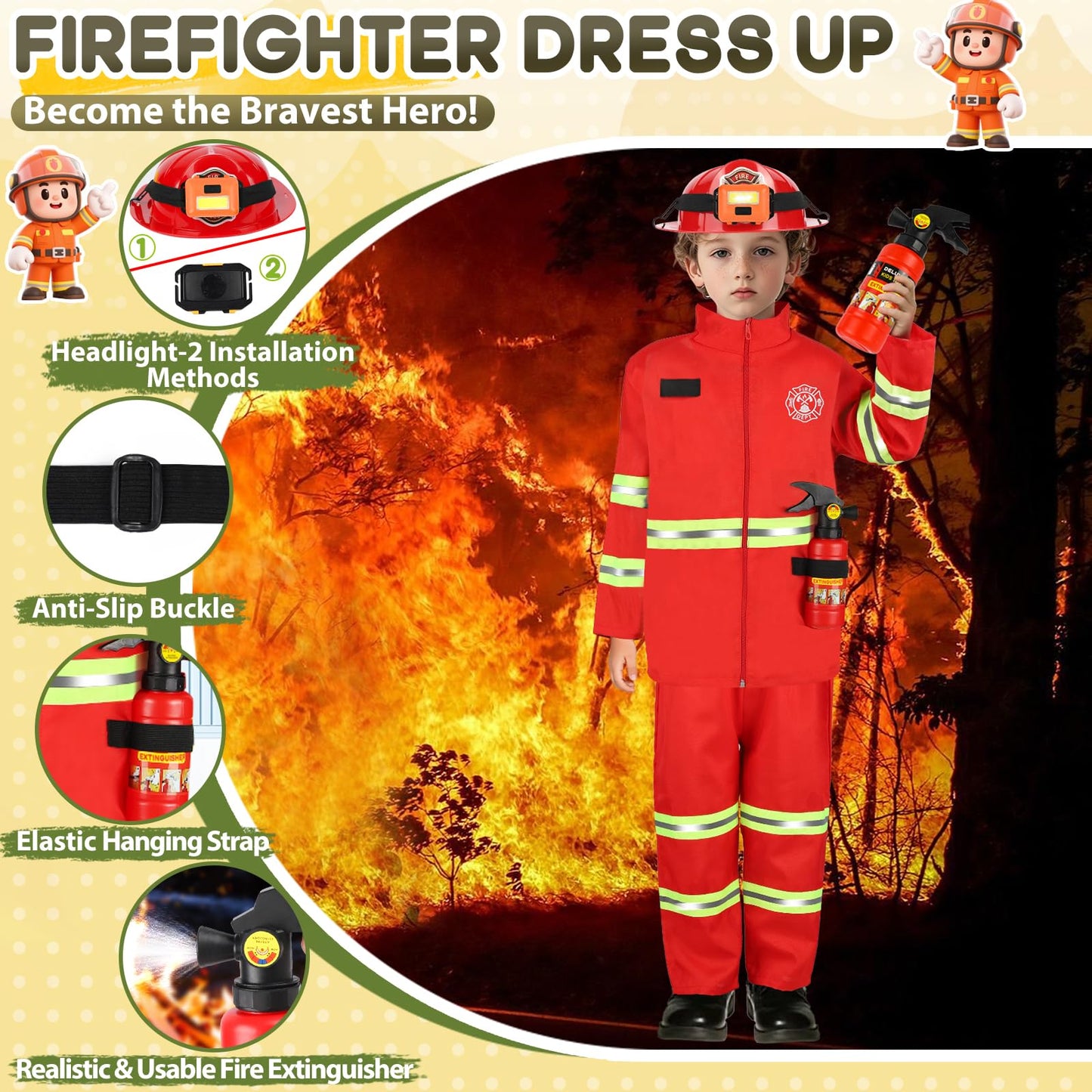 IVENRXIU Role Play Dress Up Clothes Set
