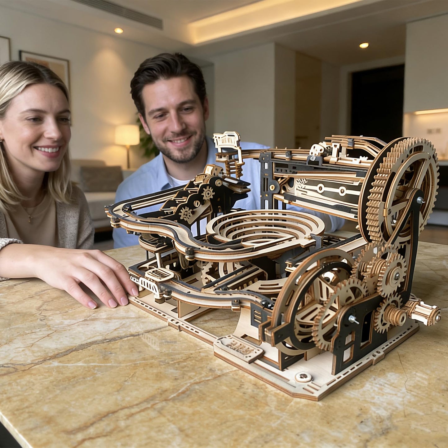 3D Wooden Puzzles for Adults DIY Model Kit Birthday Gifts for Adults