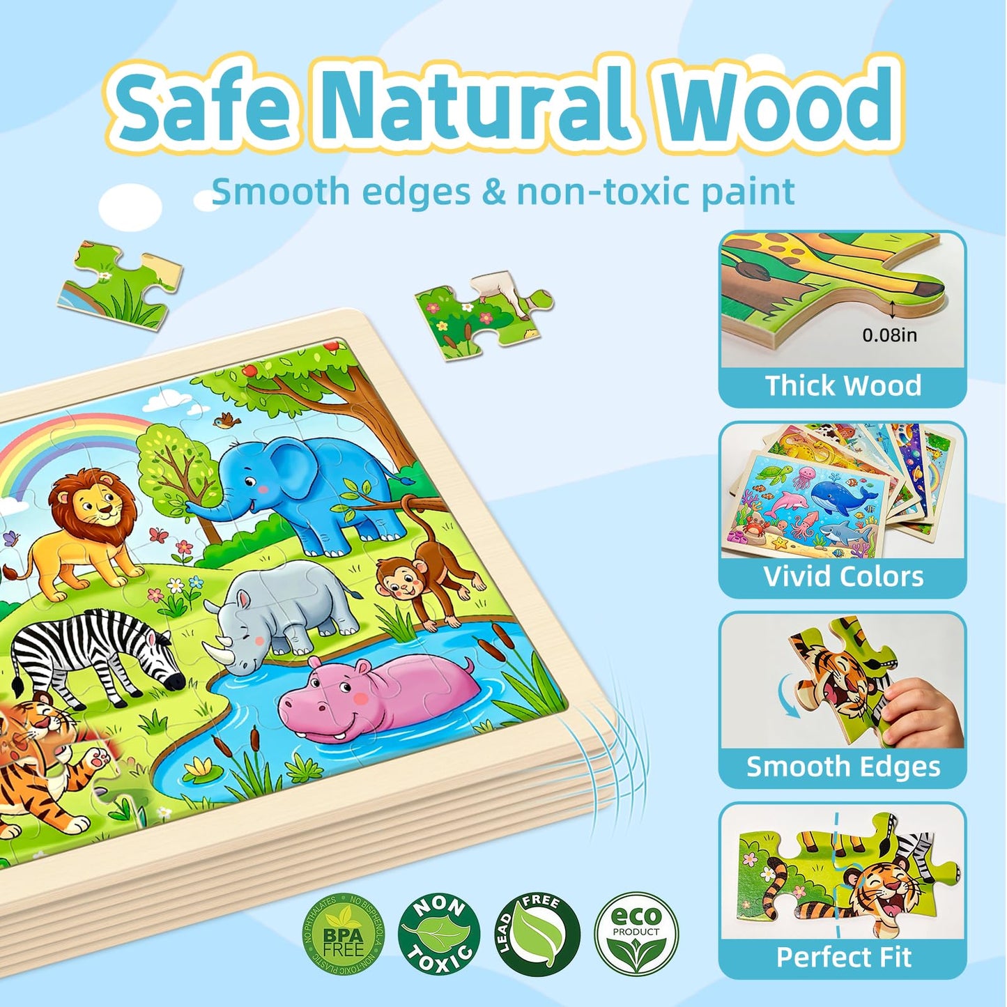 Puzzles 1000 Pieces-6 Pack