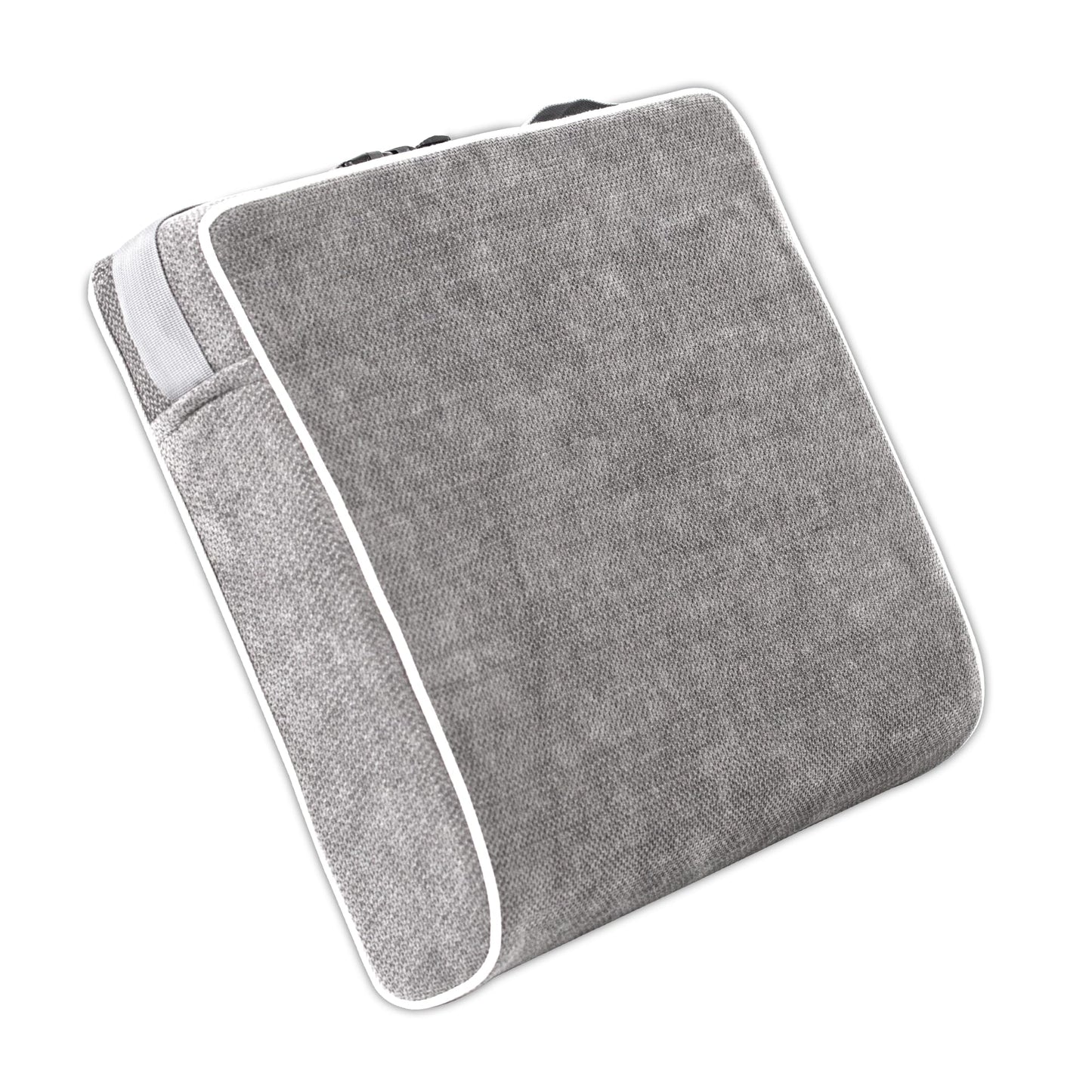 Justsafe 4 Inch Thick XL Memory Foam Seat Cushion - Extra Large Office Chair Cushion for Tailbone Pain Relief, Furniture-Grade High Density Foam, Non-Slip Washable Cover for Desk, Car & Wheelchair