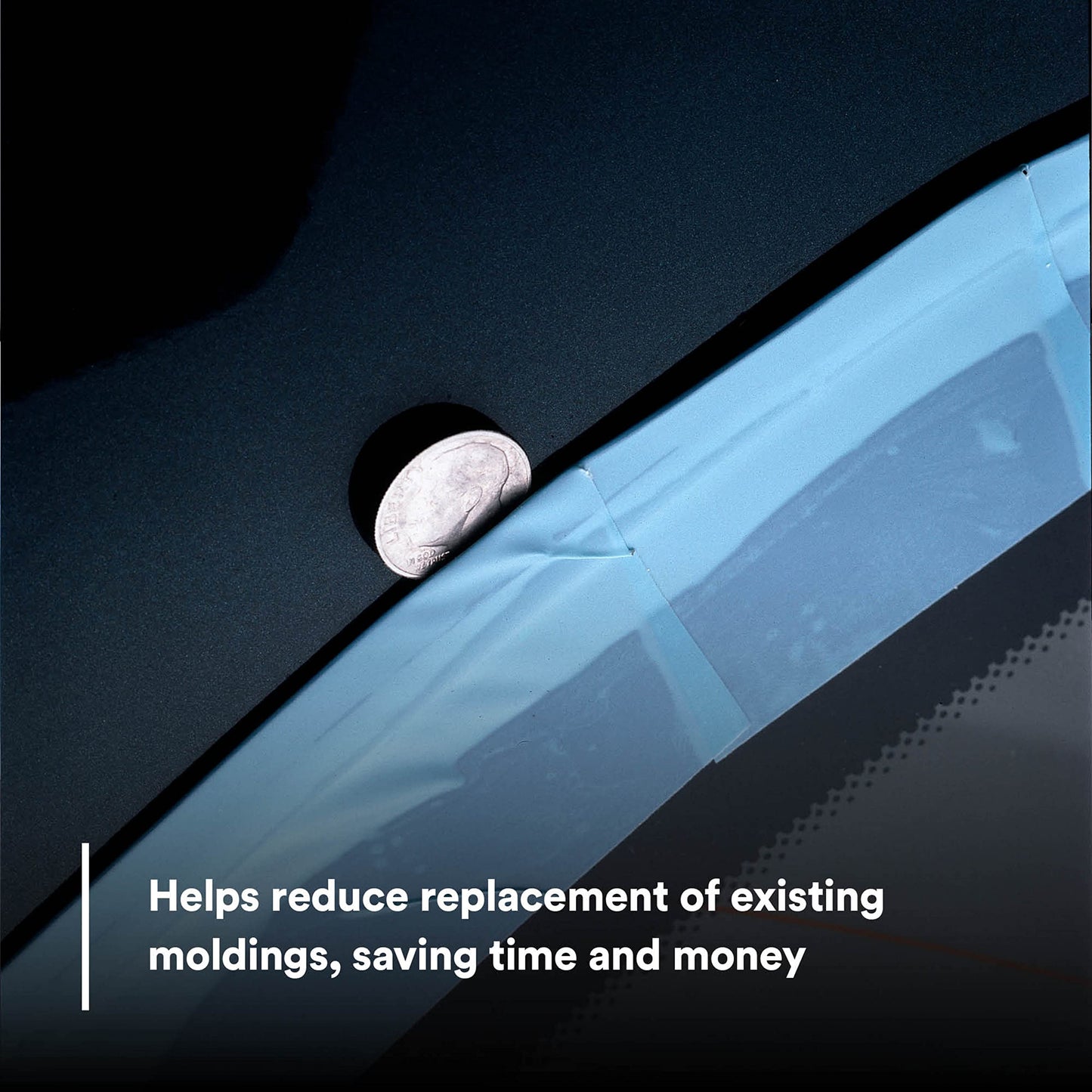 3M Perforated Trim Masking Tape 06348, Molding Paint Protection, Trim Lifting Tape, Hand Tearing, 15 mm Hard Band, 50.8 mm x 10 m