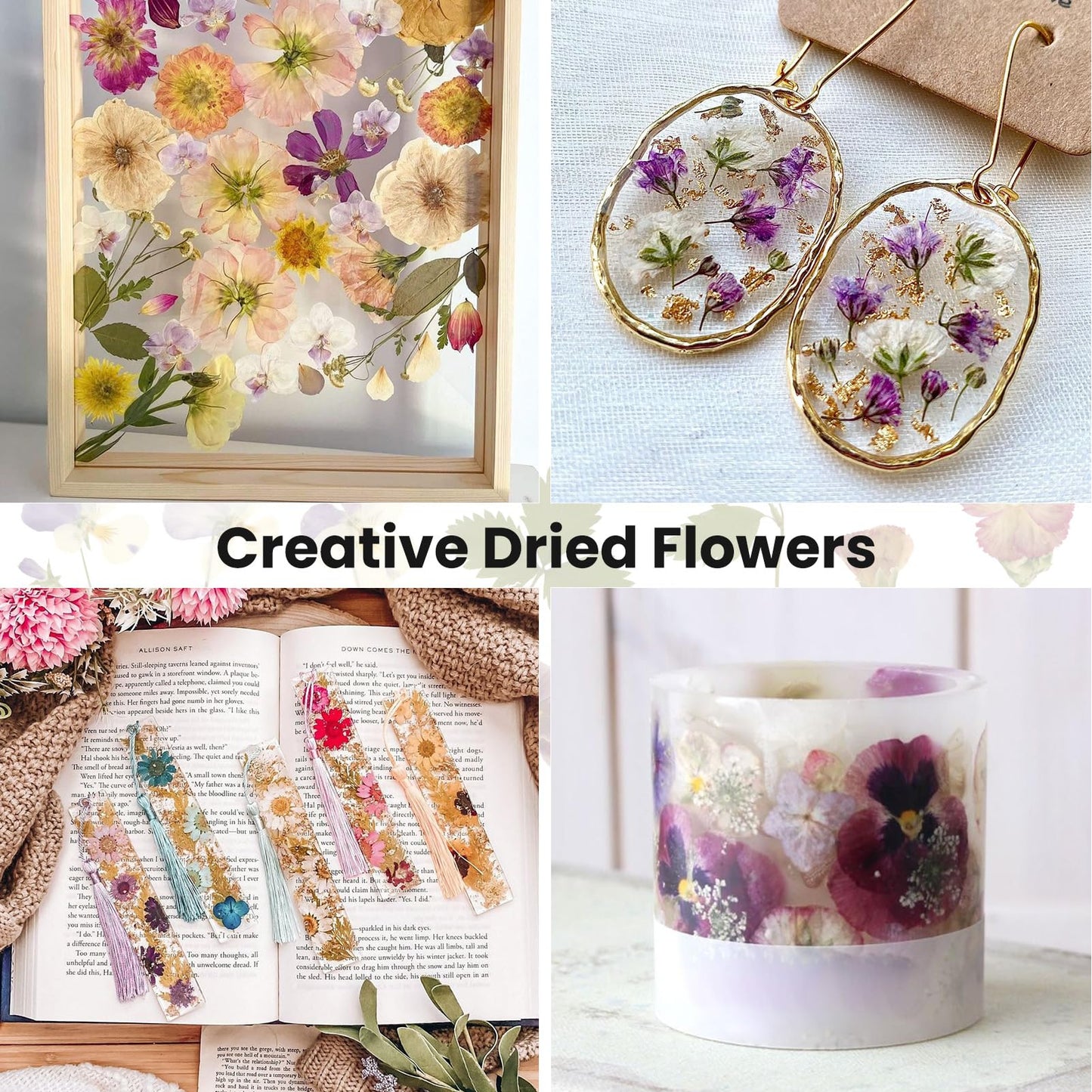Aboofx Flower Press Kit, Craft Kits 17" x 11.8" 5-Layers Wooden Flower Pressing Kit for Crafts Pressed Flowers and Plant for DIY Art, Preservation for Bookmark Frame Wedding Drying