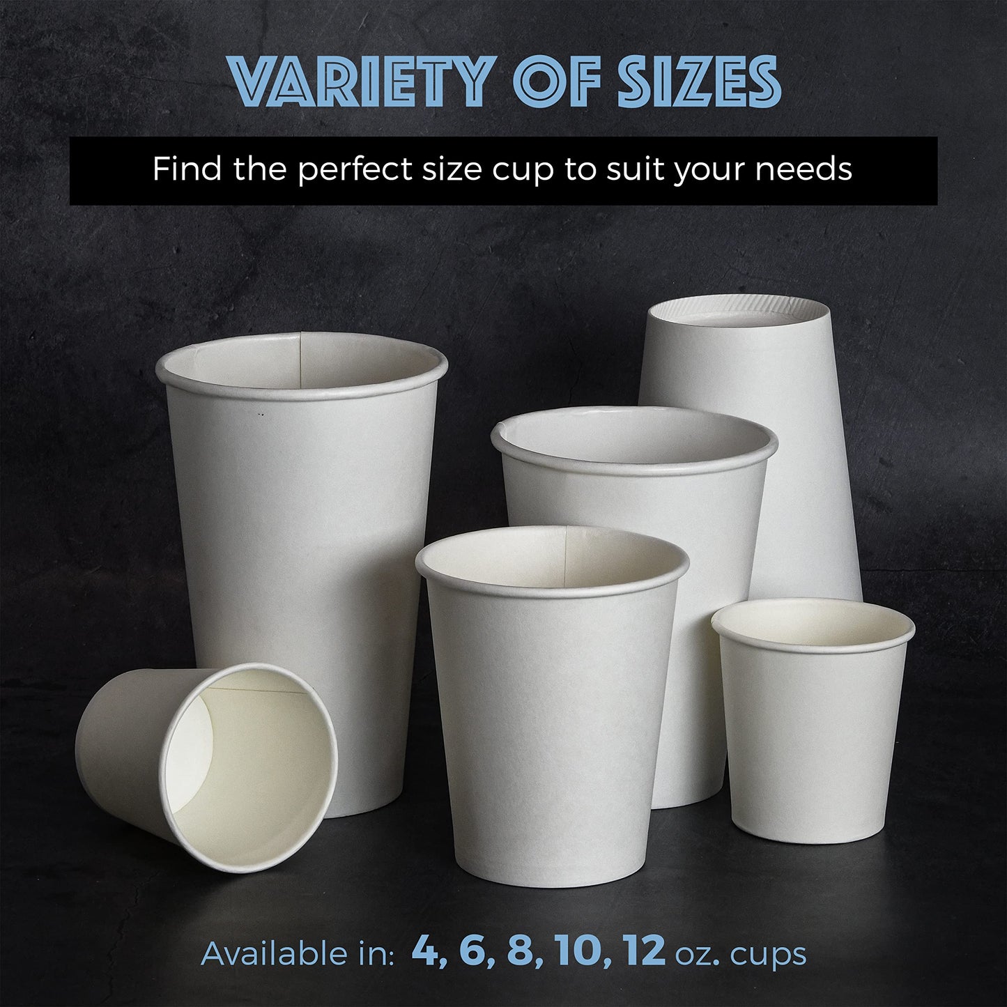 NYHI 1000 Pack Disposable White 4oz Small Paper Cups Hot Cold Coffee Cup for Water Juice Espresso Tea Ideal for Water Coolers Parties