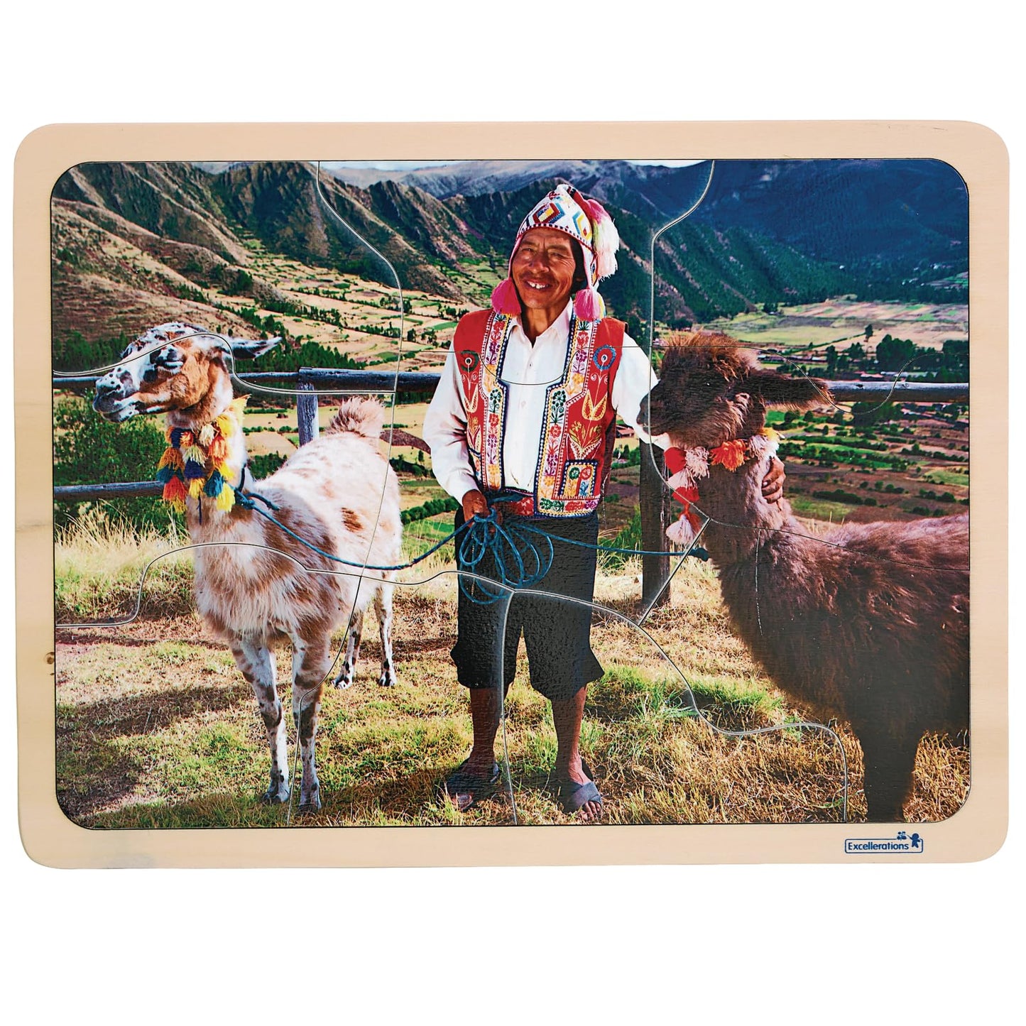 Multi-Cultural World Photo Puzzles - Set of 9, Excellerations, World Culture Exploration, Multicultural Puzzles for Preschoolers