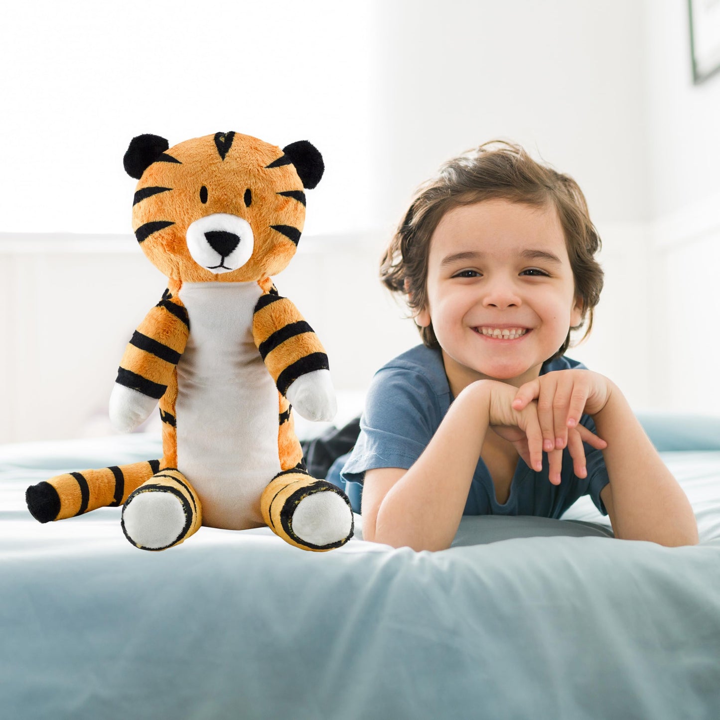 Regit The Plush Tiger Toy, 17-Inch Tall Striped Sitting Tiger