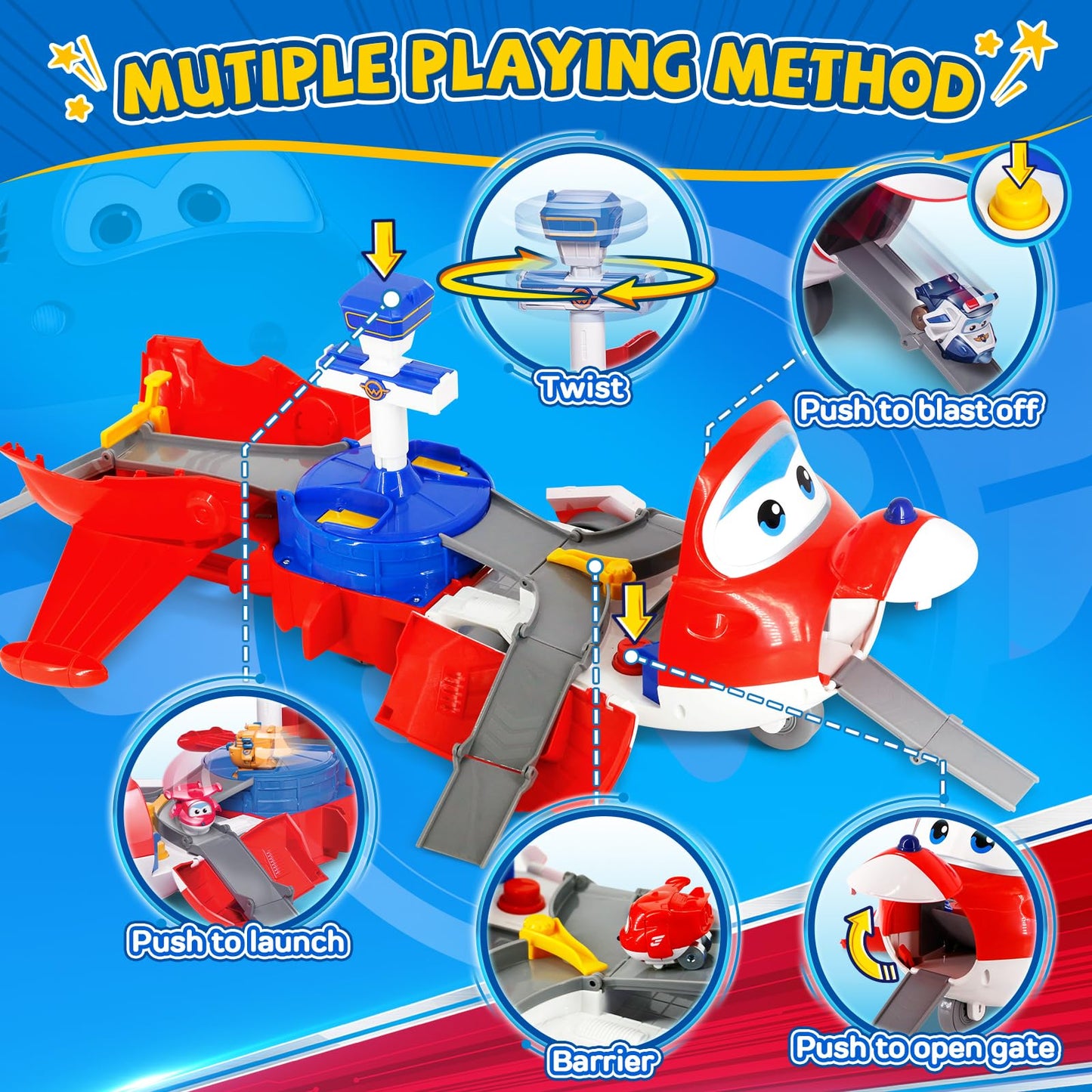 Super Wings – Jett’s Takeoff Tower Playset