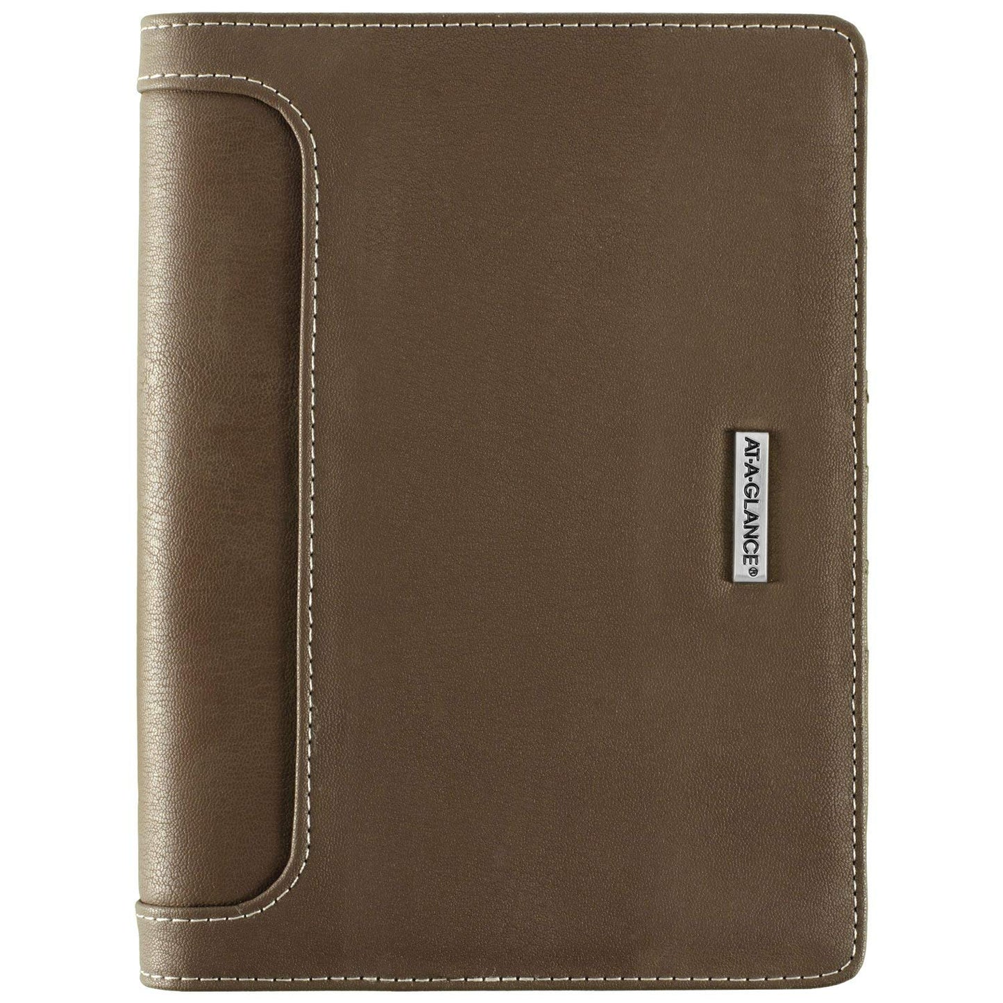 AT-A-Glance Day Runner Harrison Phone and Address Book, Directory, 5-1/2" x 8-1/2", Size 4, Brown (1124-0286)