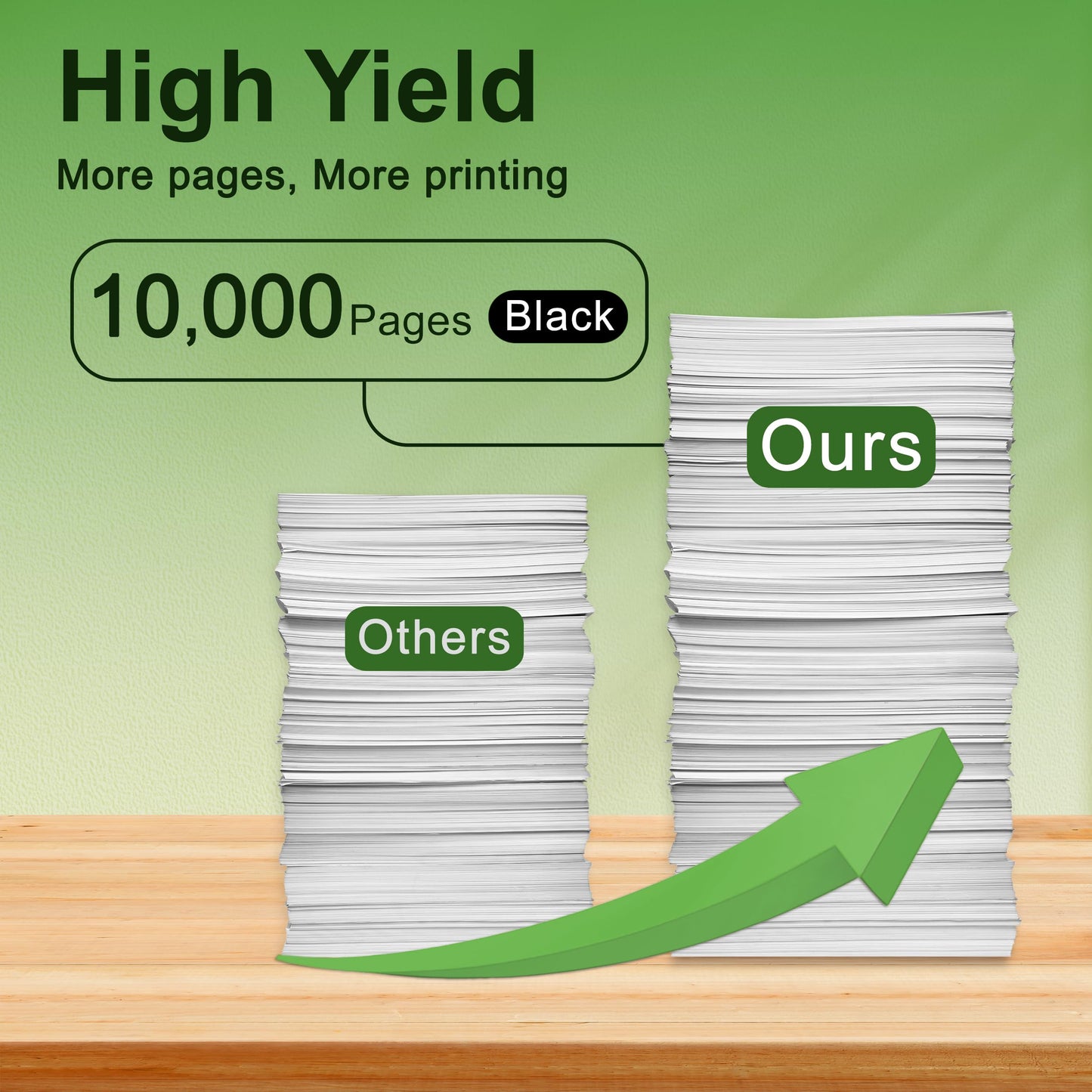601H (60F1H00) High Yield Black Toner Cartridge 2-Pack Replacement for Lexmark MX310dn MX410de MX510de MX511de MX511dhe MX511dte MX610de MX611de MX611dfe MX611dhe MX611dte Printer