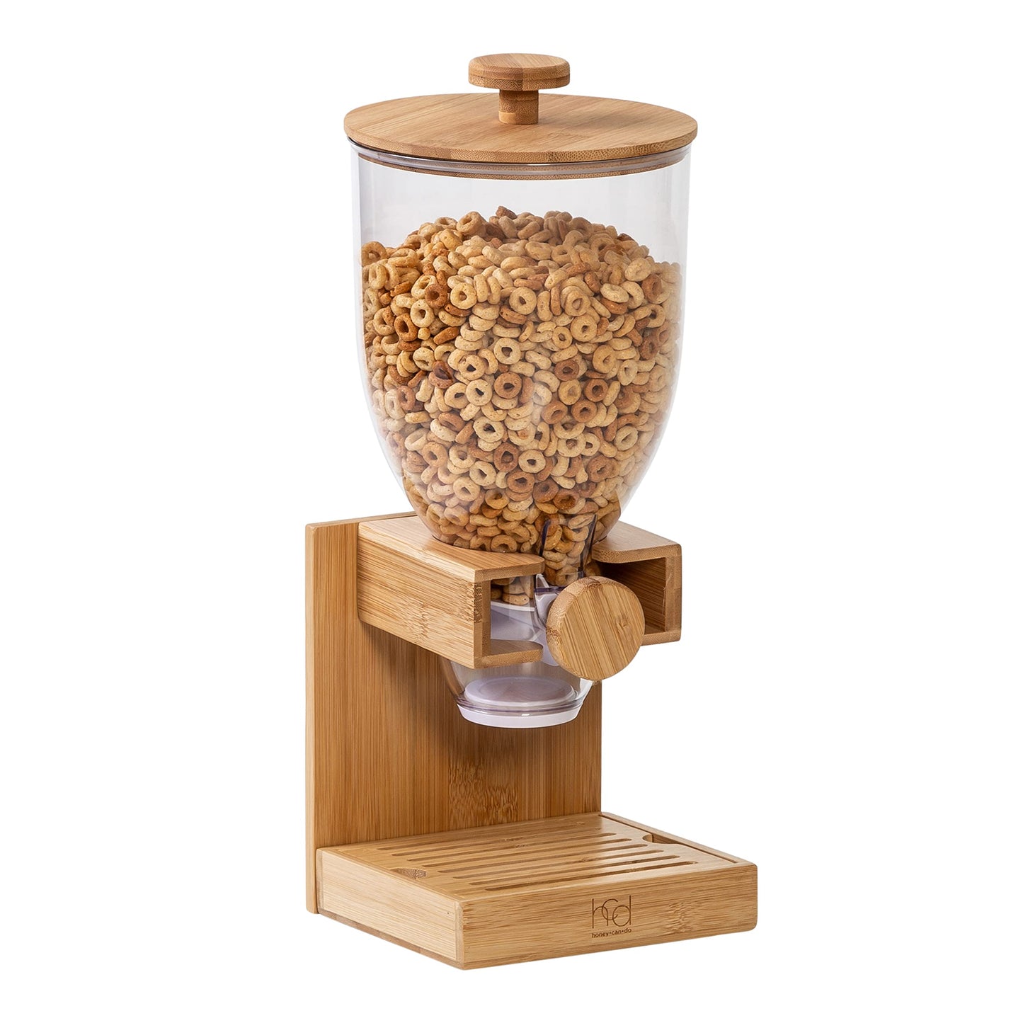 Honey Can Do Bamboo Cereal Dispenser, Natural KCH-09385 Natural, 17.5 oz
