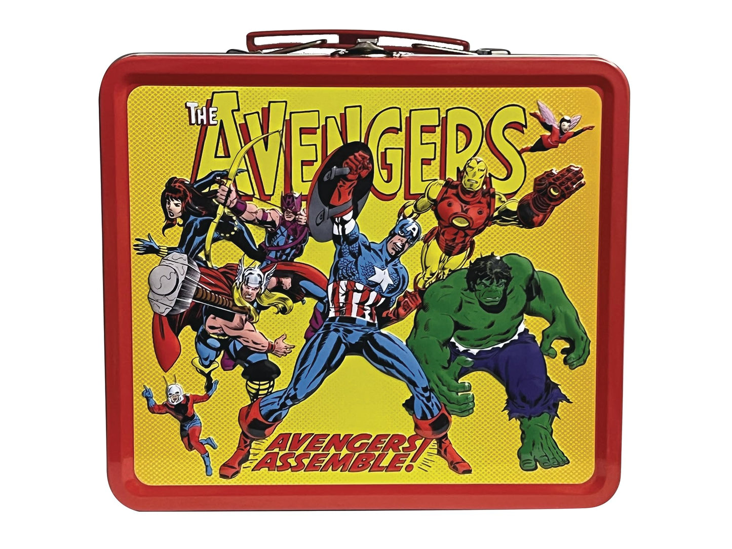 Avengers Assemble Tin Titans Previews Exclusive Lunch Box with Beverage Container