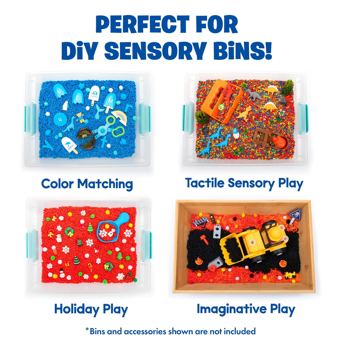 Educational Insights 1942B Playfoam Pluffle 4 Pack: Non-Toxic, Never Dries Out, Feel Good Fluffy Stuff