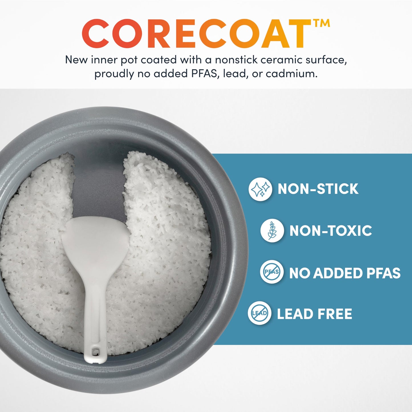 AROMA® Rice Cooker, 8-Cup (Uncooked) / 16-Cup (Cooked), Pot-Style Rice Cooker and Soup Warmer with One-Touch Control, 4 Qt, White, ARC-368NG