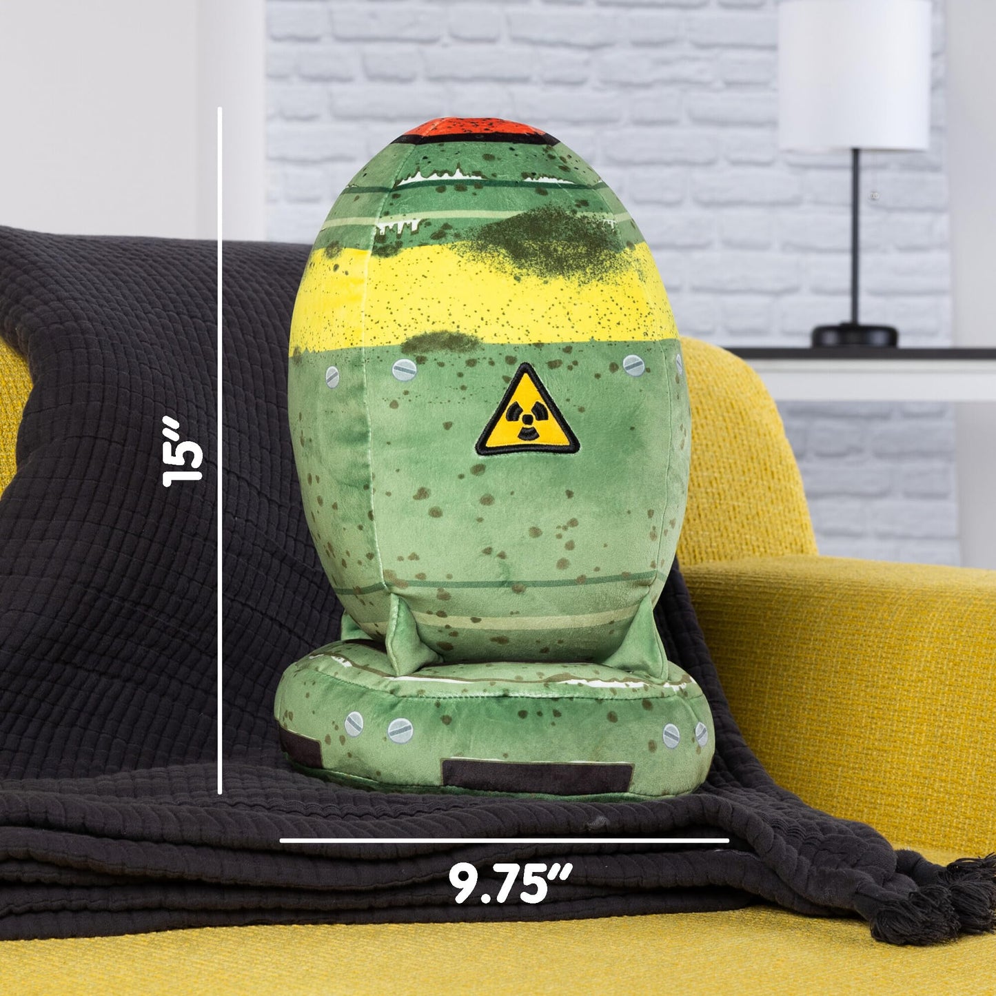 Club Mocchi- Mocchi- Fallout Plushies - Nuke Plush - Soft and Squishy Plush Figure Toys - Officially Licensed Fallout Merchandise - Video Game Collectibles and Gaming Room Decor - 15 Inch