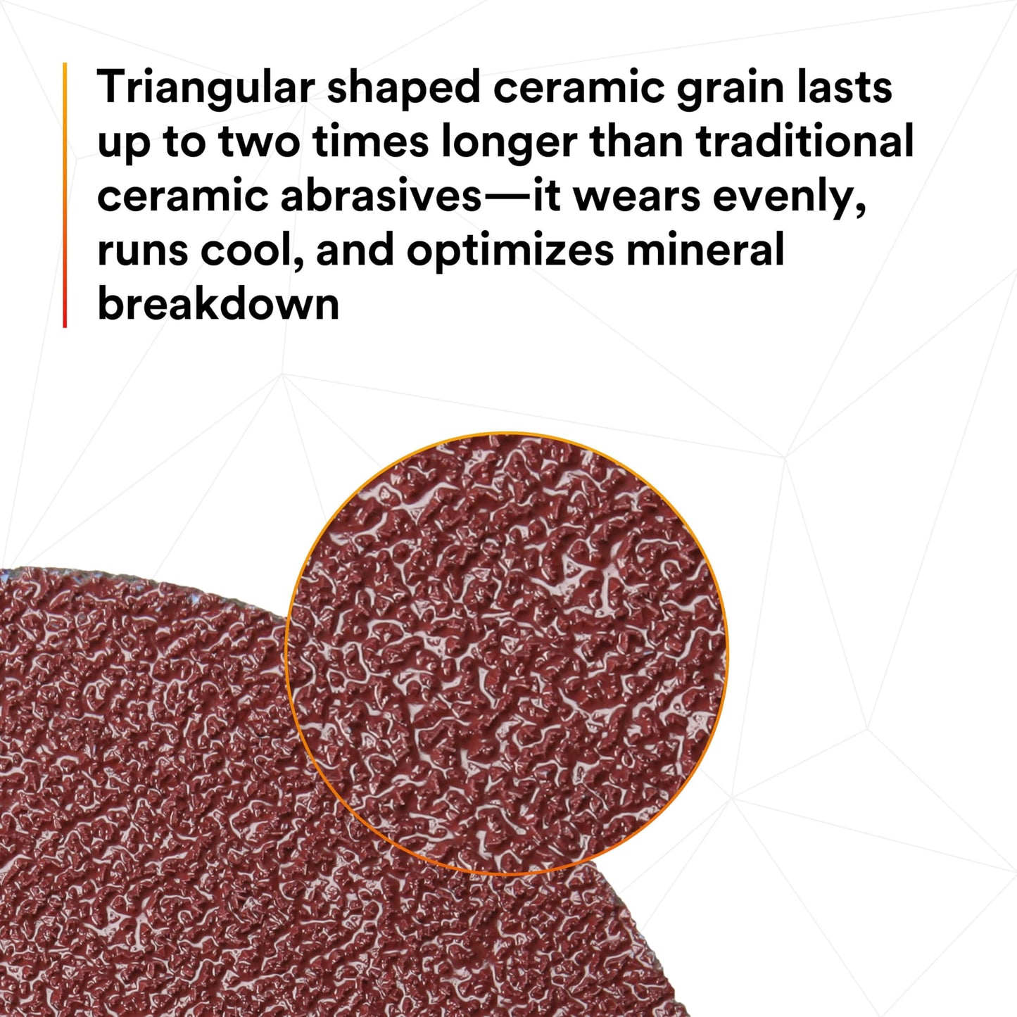 3M Cubitron II Fibre Disc 982C, Pack of 25, 4-1/2 in, TN Quick Change, 36+ Grit Precision-Shaped Grain Abrasive Discs, for Heavy Grinding, Deburring, Beveling, Finishing, and Weld Removal