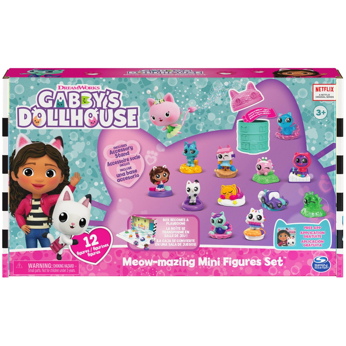 Gabby’s Dollhouse, Meow-Mazing Mini Figures 12-Pack (Amazon Exclusive), Kids Toys for Ages 3 and up