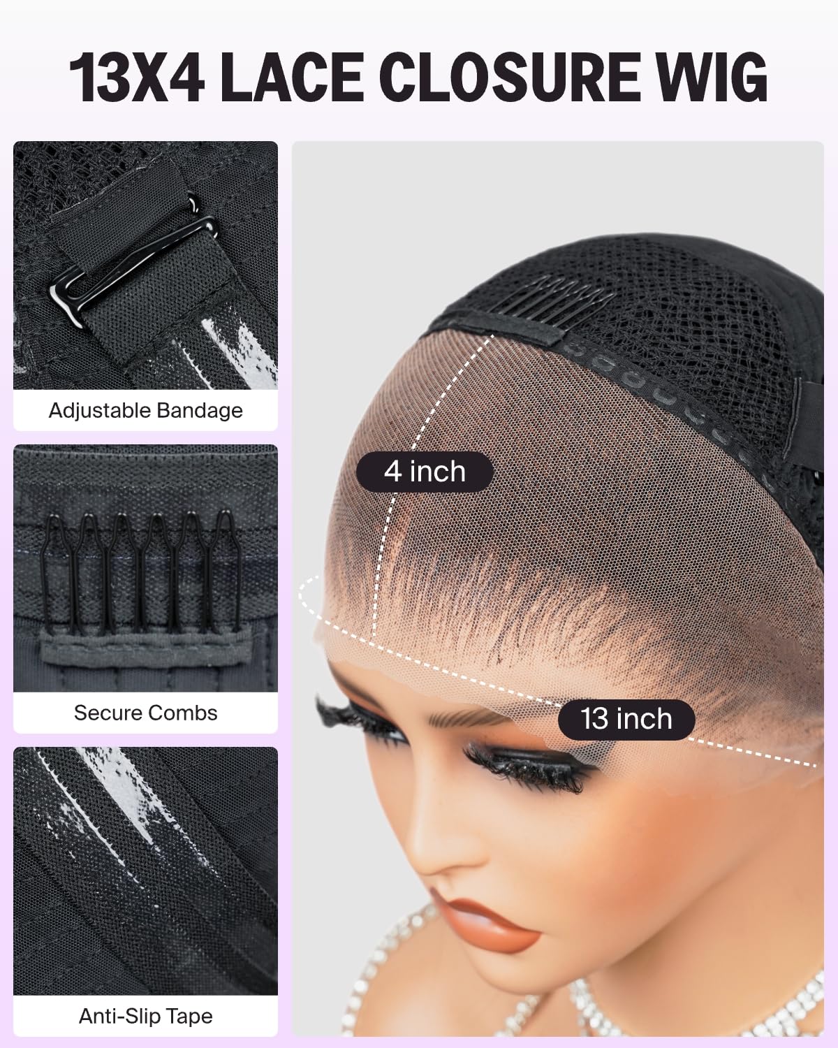 Megalook hair Short Bob Wig Human Hair 13x4 HD Lace Front Wig Human Hair Pre Plucked with Baby Hair 210% Density Natural Black Straight Bob Wigs Human Hair for Black Women 10 Inch