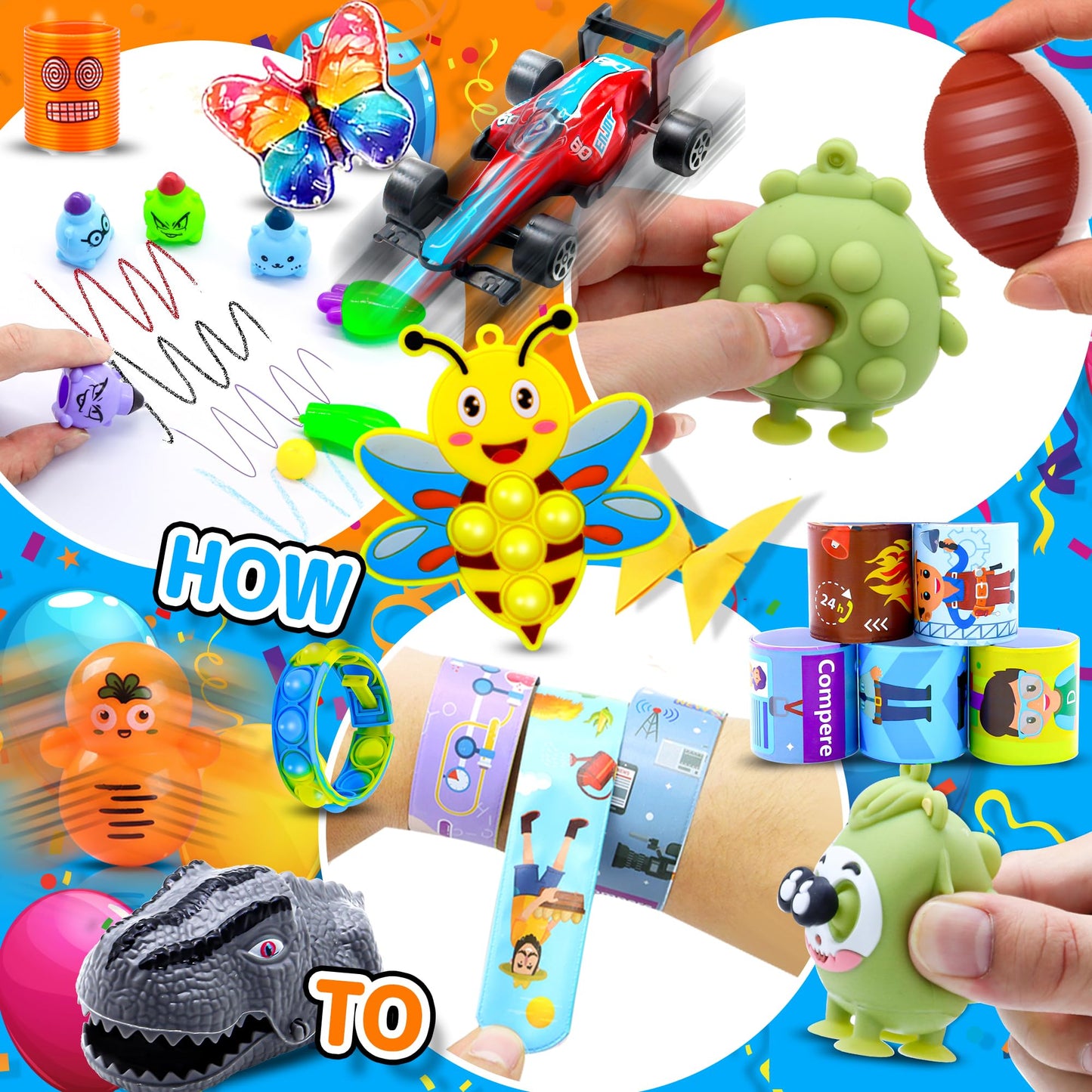2000 PCS Party Favors for Kids,Bulk Fidget Toys,Goodie Bags Stuffers, Treasure Box Toy for Classroom Prizes, Birthday Gifts, Stocking Pinata Filler Stuffers