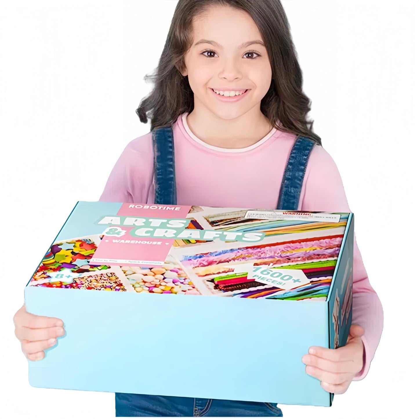 ROBOTIME Ultimate Craft Kit for Kids Ages 8-12 | Largest Pack | 1600+Pieces Deluxe Arts and Crafts Supplies | Screen-Free Activities for Kids | Gift Ideas for Girls & Boys