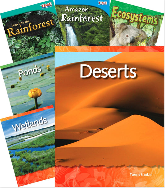 Biomes and Habitats 10-Book Set (Language Arts)