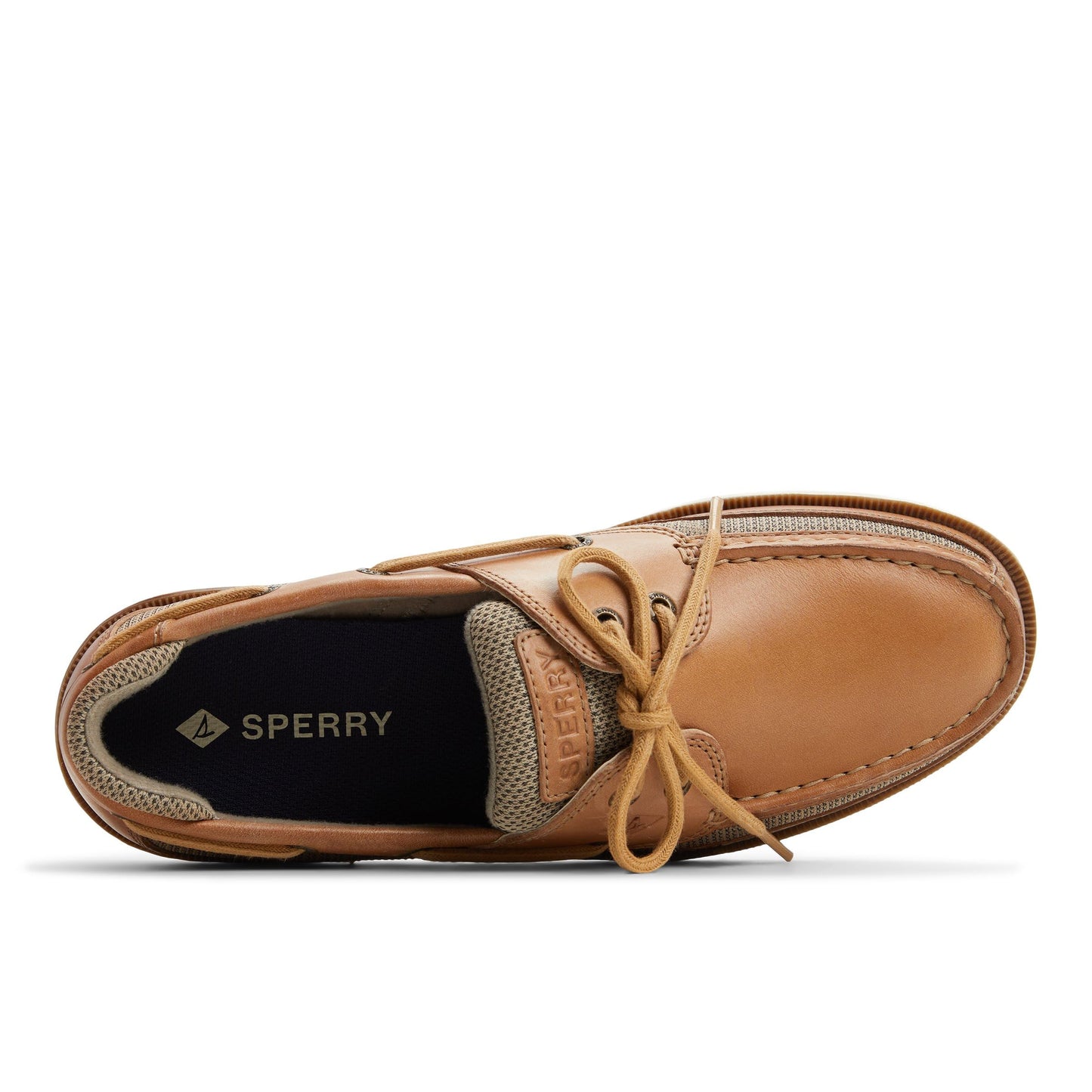 Sperry Men's Surveyor 2-Eye Boat Shoe, Light Brown, 10.5