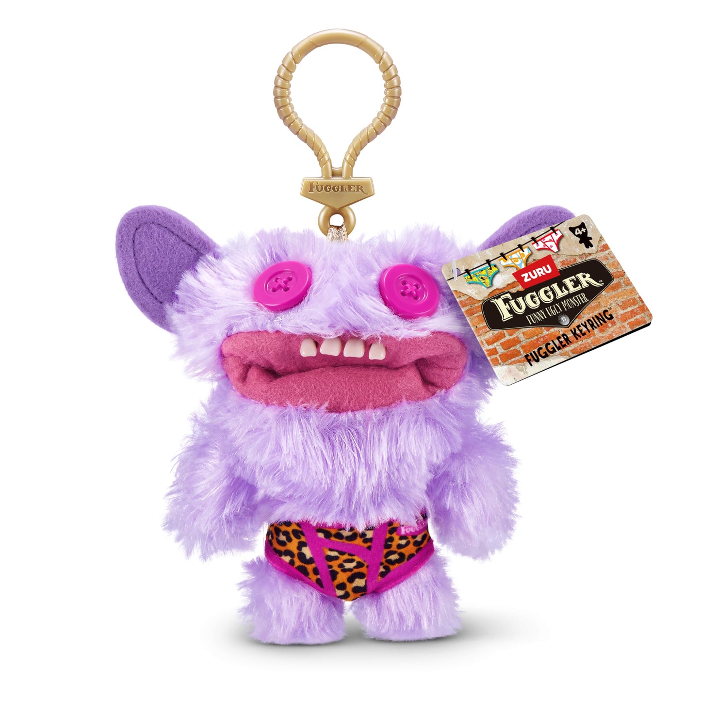 Fuggler-KEYRINGS 5"-Series 4-3PK Plush-Mail BOX-3PK in A Mail Box