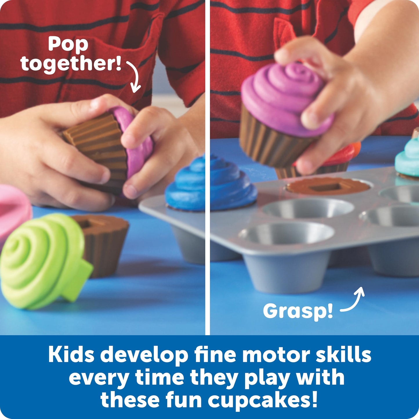 Learning Resources Smart Snacks Shape Sorting Cupcakes Toy Food