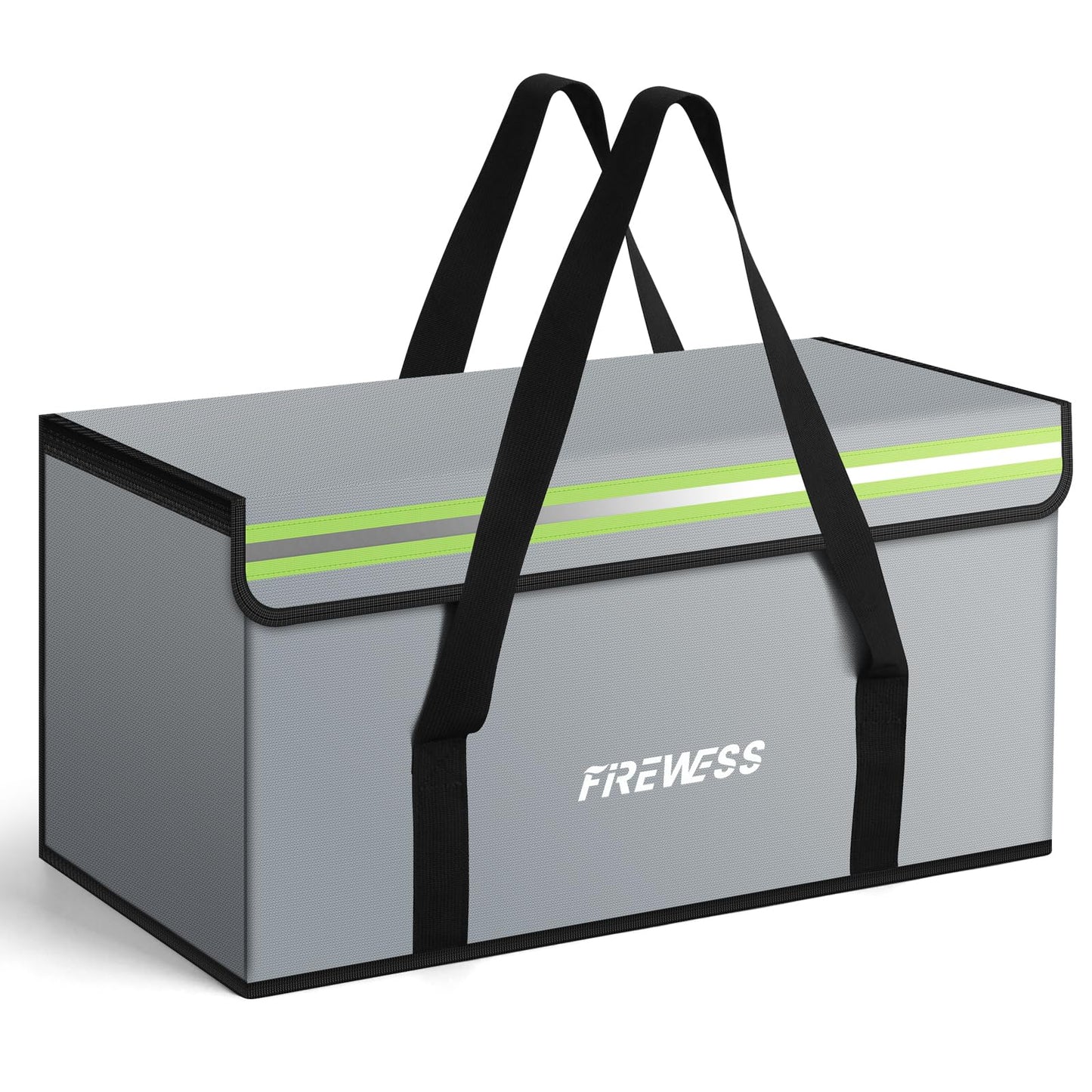 Large Fireproof Safe Bag, 24x12x12'' Fireproof Document Bag, Large capacity waterproof storage bag with reflective strips, Firesafe Box for File,Cash,Passport,Keys