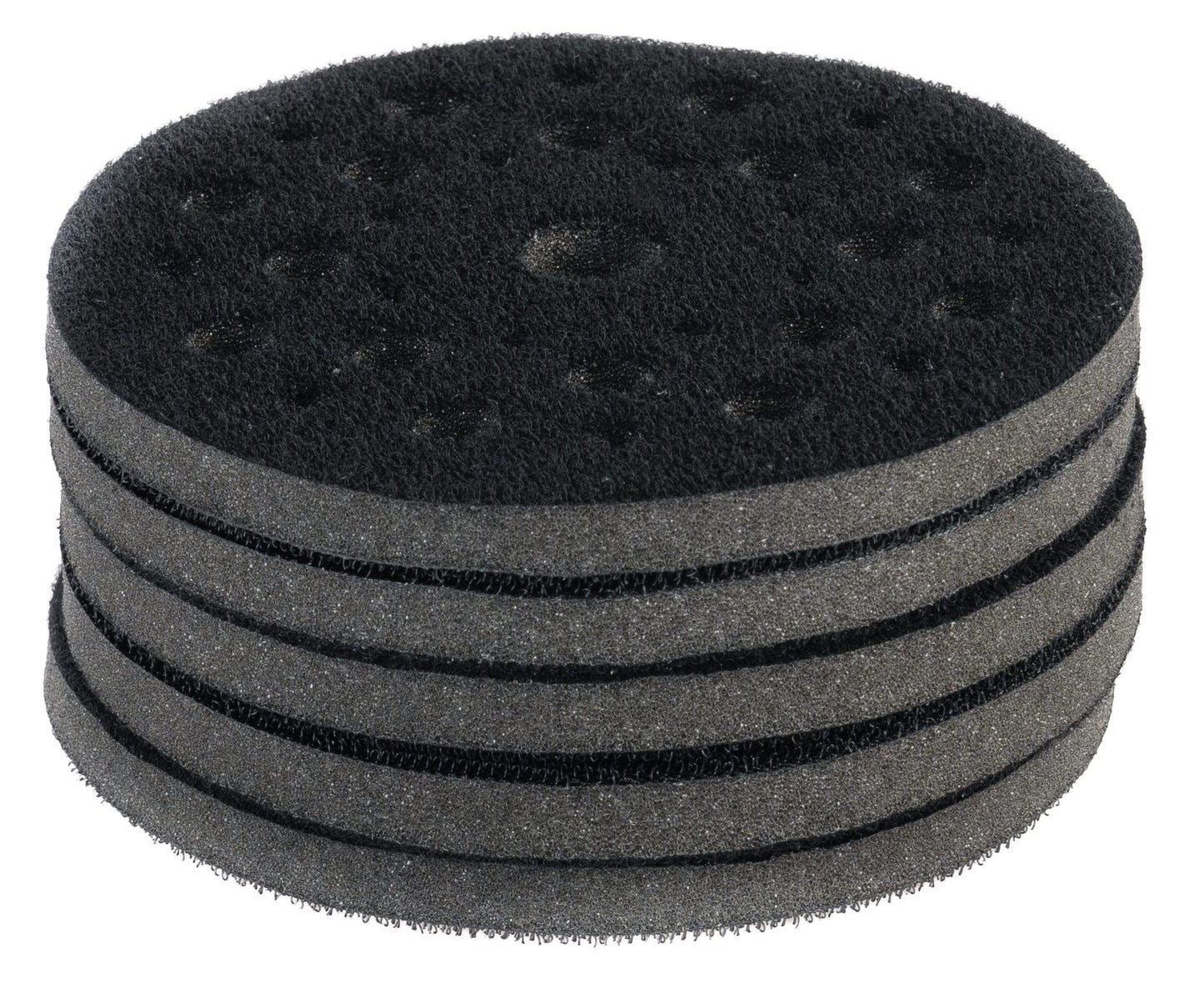 Mirka Interface Pad 5 inch x .39 inch Height/Hook and Loop / 33 Holes / 5 pcs
