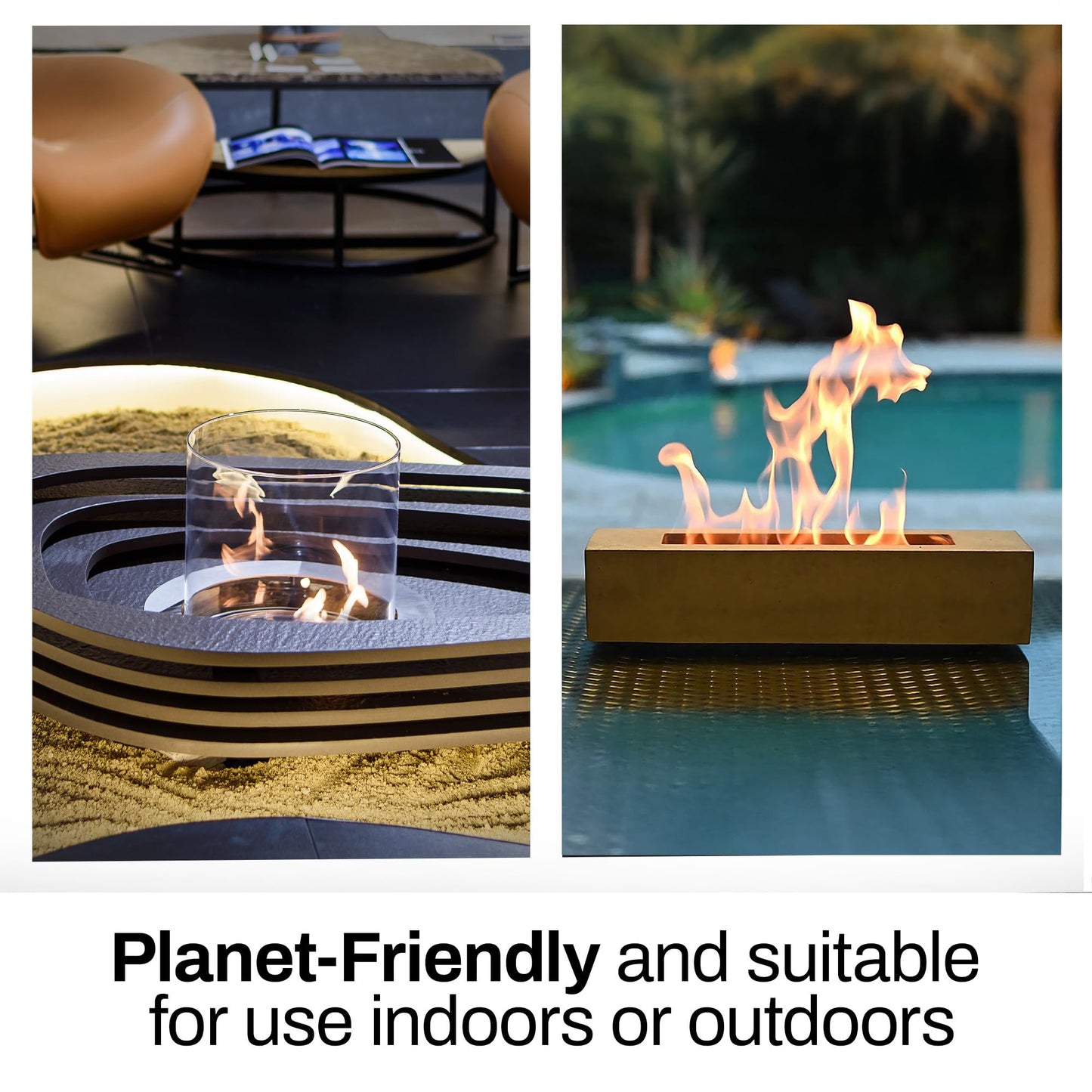 Smart Fuel Bioethanol Fuel for Fireplaces and Stoves - 1 Liter (Pack of 6)