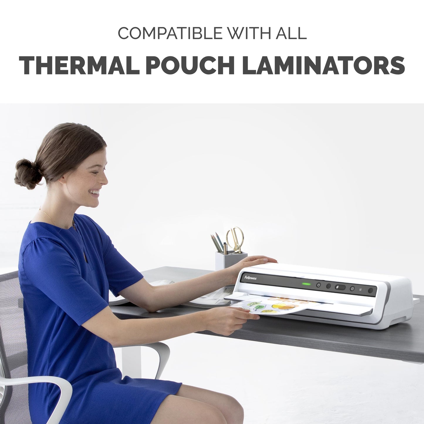 Fellowes Hot Laminating Pouches, 3 Mil, Menu Size, 50 Per Pack (52013)