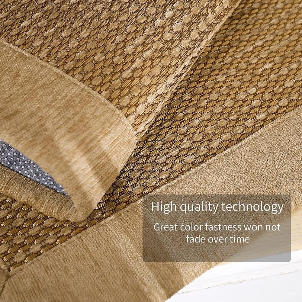LUFEIJIASHI Large Kitchen Rugs and mats Non Slip Washable Kitchen Runner Rug Absorbent Farmhouse Style Kitchen Floor mats for in Front of Sink (Light Coffee, 20X70)