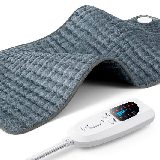 17"x33" Heating Pad XXXL for Back Pain Relief, Heated Pad for Neck/Shoulders/Legs/Knees/Feet/Cramps, Heat Pads for Women, Birthday Mothers Day Gifts for Mom Wife Grandma Her, 6 Heat Settings, Auto-Off