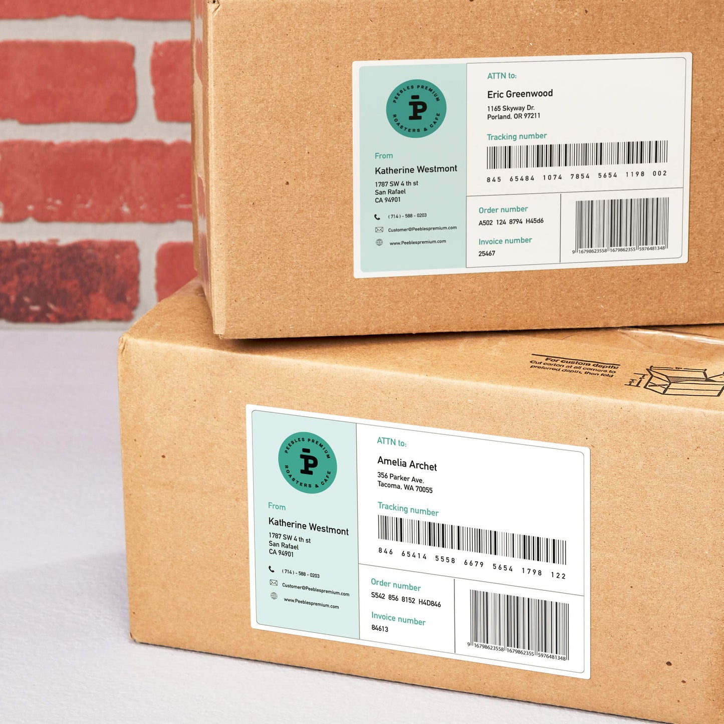 Avery Half Sheet Printable Shipping Labels, 5.5" x 8.5", White, 500 Blank Mailing Labels, Great for Packages, Product Merchandising, Organization, and More (95930)