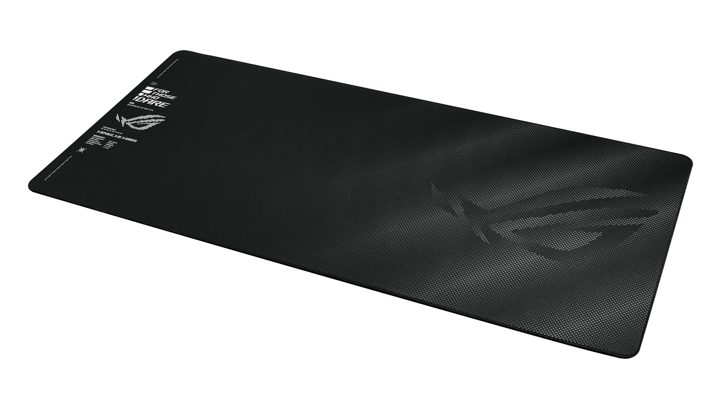 ASUS ROG Sheath II XXL Gaming Mouse Pad – 35.4” x 15.7”, Advanced Cooling Fabric, 1.5X Smoother Textile-Weave Surface, Flat-Stitched Durable Edges, Non-Slip Base - Black