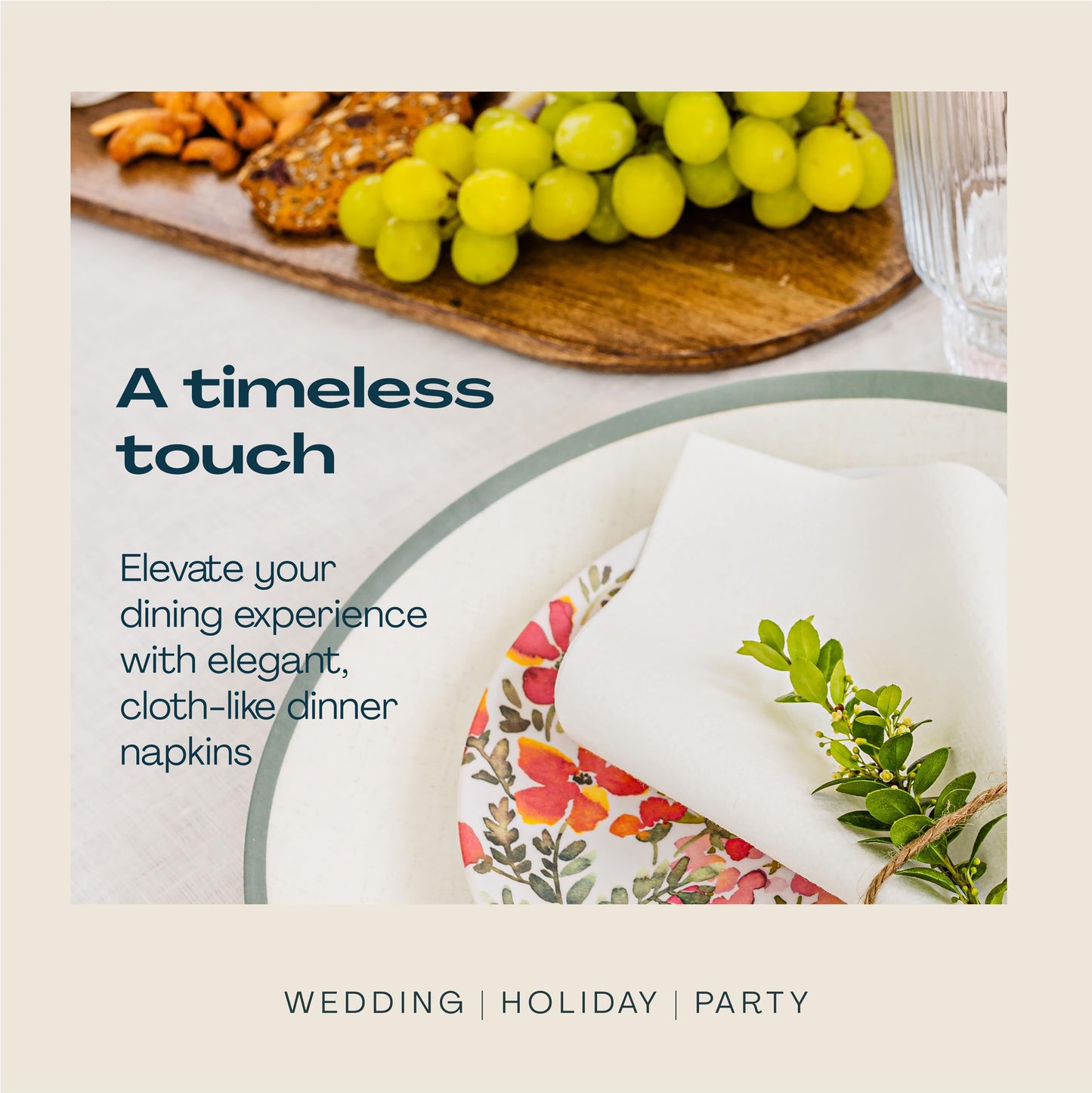 200-Pack Lintext Disposable Linen-Feel Guest Towels - 12" x 17" Cloth-Like Hand Towels - Made In USA, Soft And Absorbent Paper Napkin For Bathroom, Kitchen, Or Event