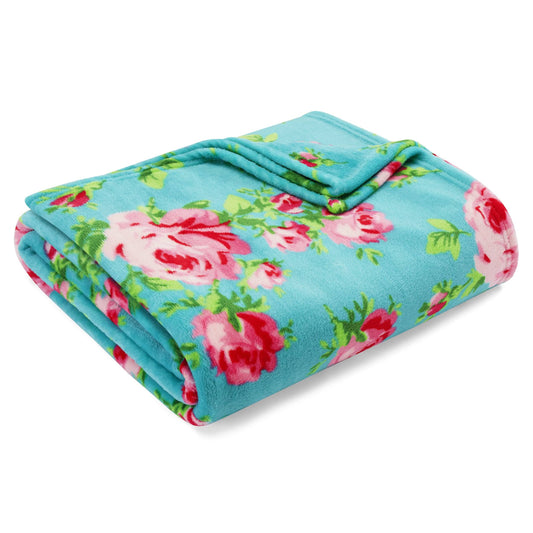 Betsey Johnson - Blanket, Ultra-Soft Plush Bedding, Warm & Cozy, Oversized Room Essentials (Bouquet Day, King)