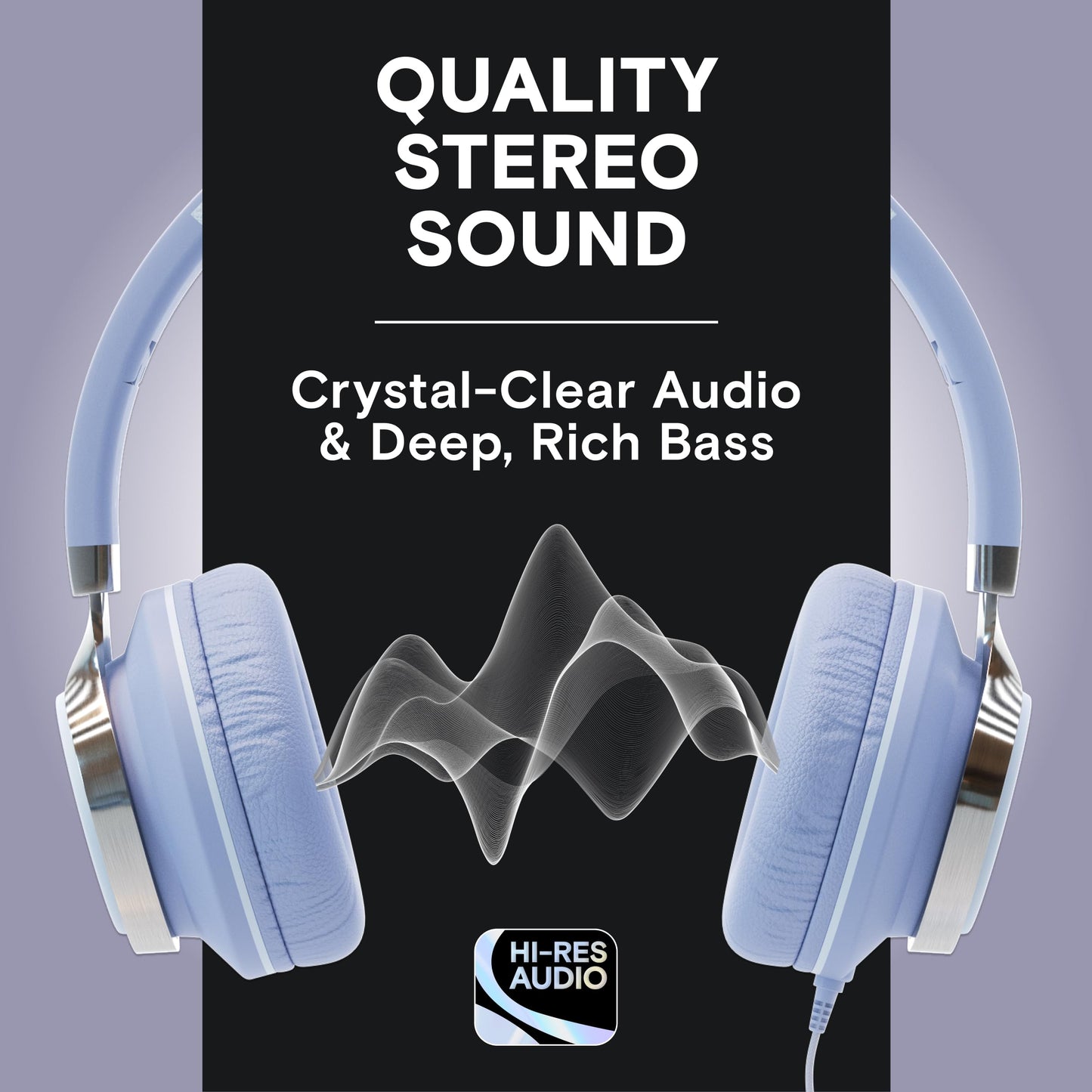 Artix CL750 Wired Headphones with Mic & Volume Control — Noise Isolating Computer Headphones Wired, On-Ear Headphones with Wire, Plug In Headphones for Laptop, Corded Headphone Over Ear Aux Jack 3.5mm