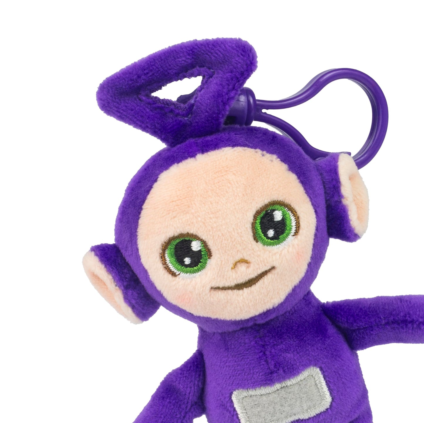 The Loyal Subjects Teletubbies 4-Pack Set with Tinky Winky, Dipsy, Po, Laa Laa 4-inch Plush Clip-Ons