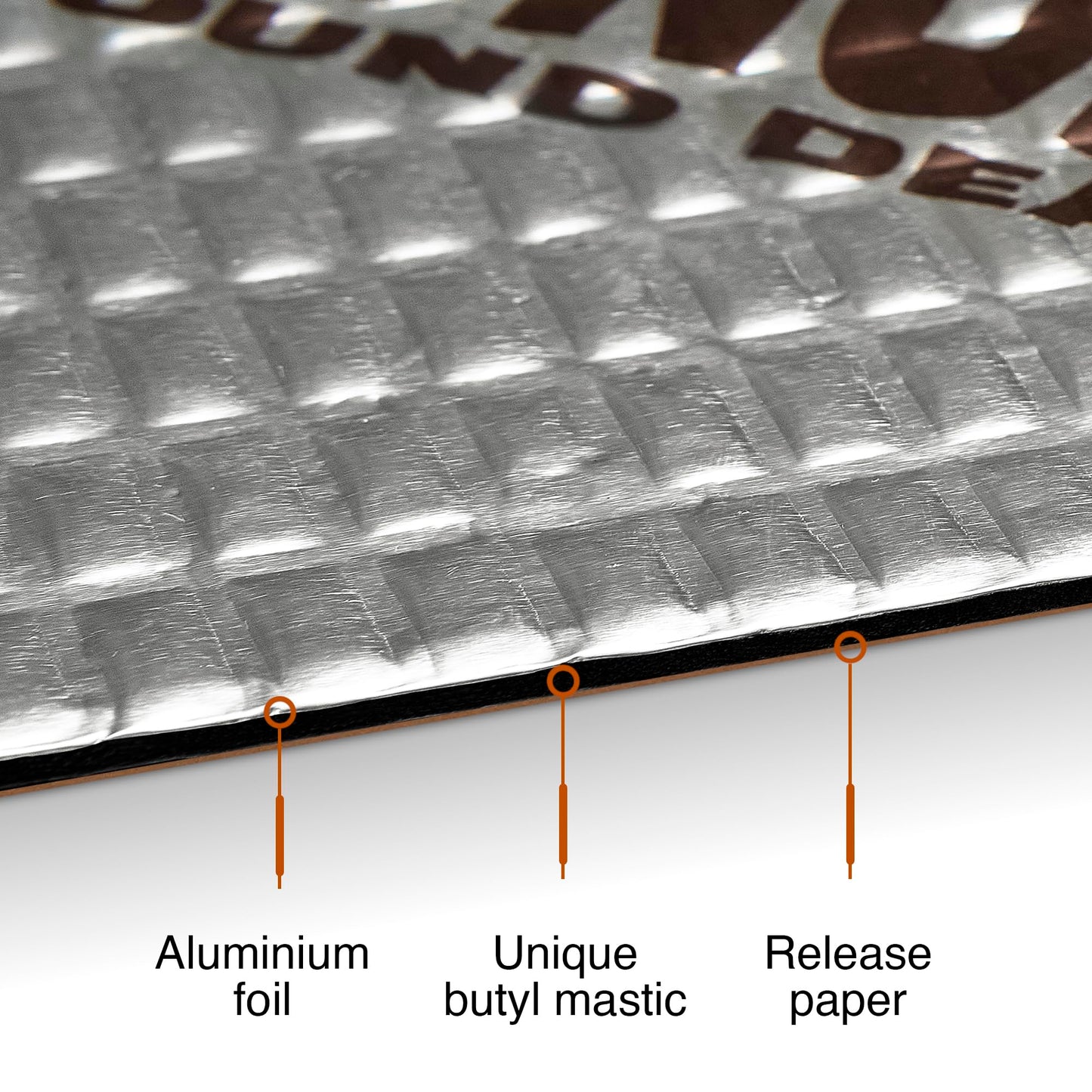 Dynoskin 80 mil 36 sqft Car Sound Deadening Mat, Butyl Automotive Sound Deadener, Audio Noise Insulation and dampening
