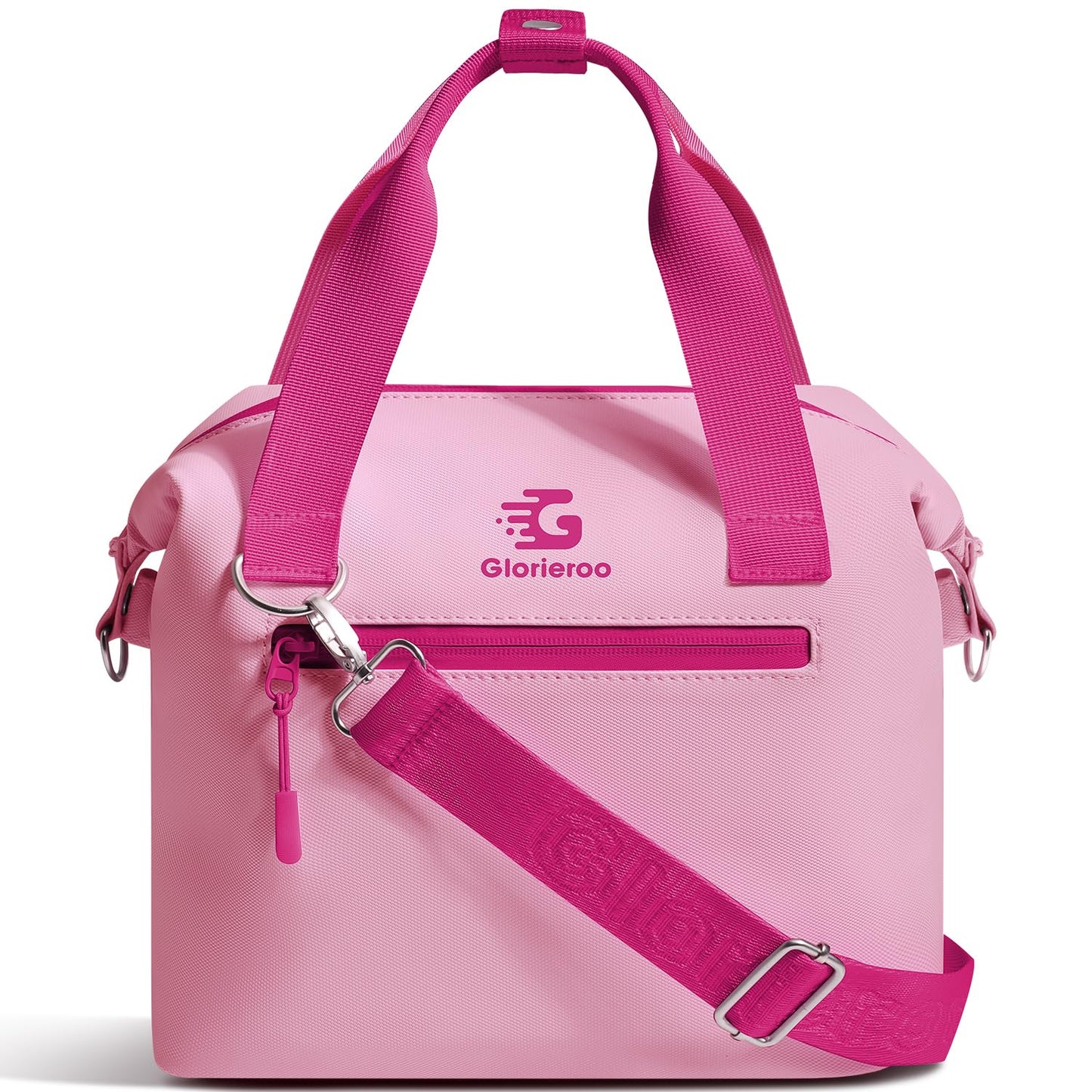 GLORIEROO Pastel Lunch Box Women | Insulated Soft Waterproof Leakproof Lunch Bag Cooler | Adjustable Strap | BPA-Free