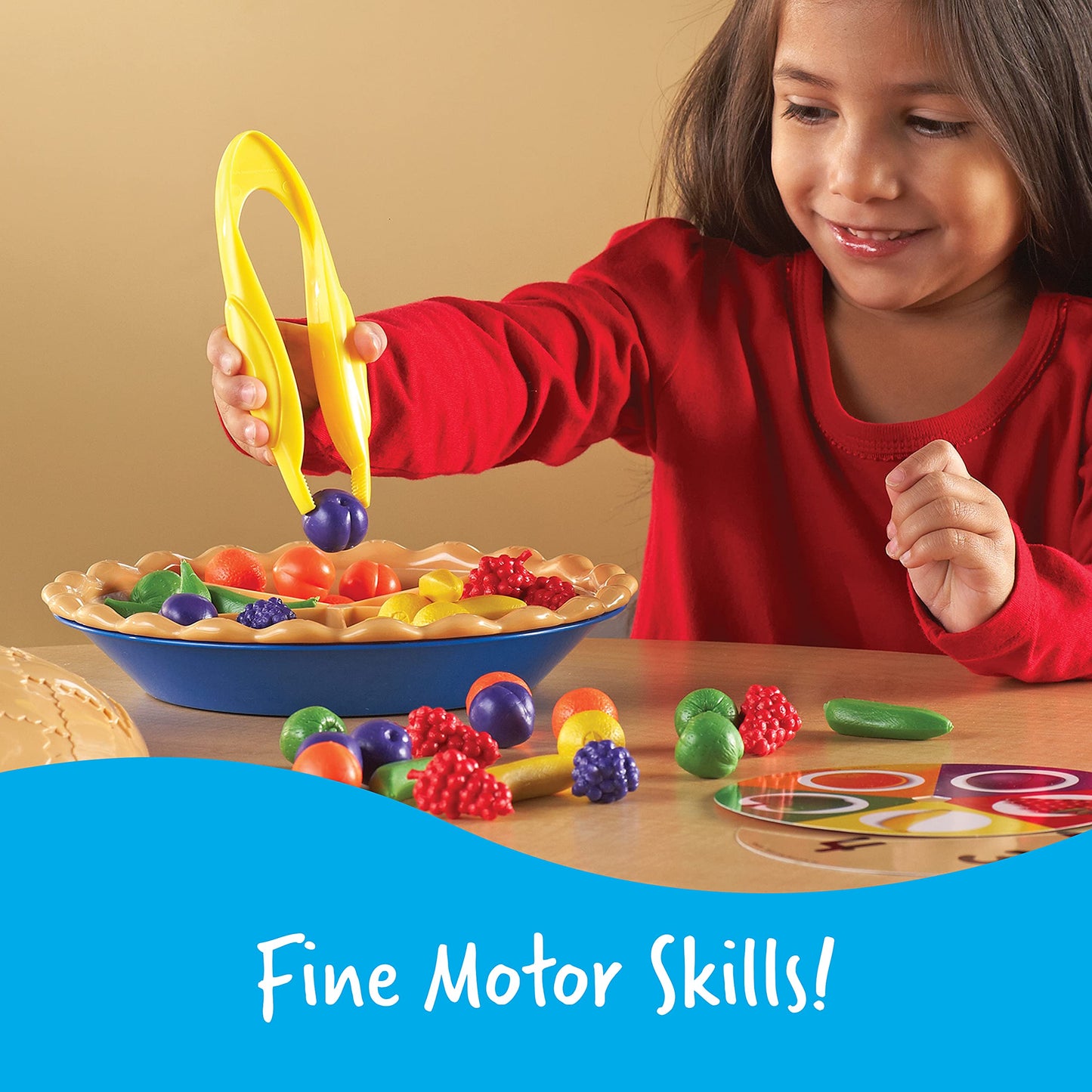 Learning Resources LER6216 Super Sorting Pie, Fine Motor Toy