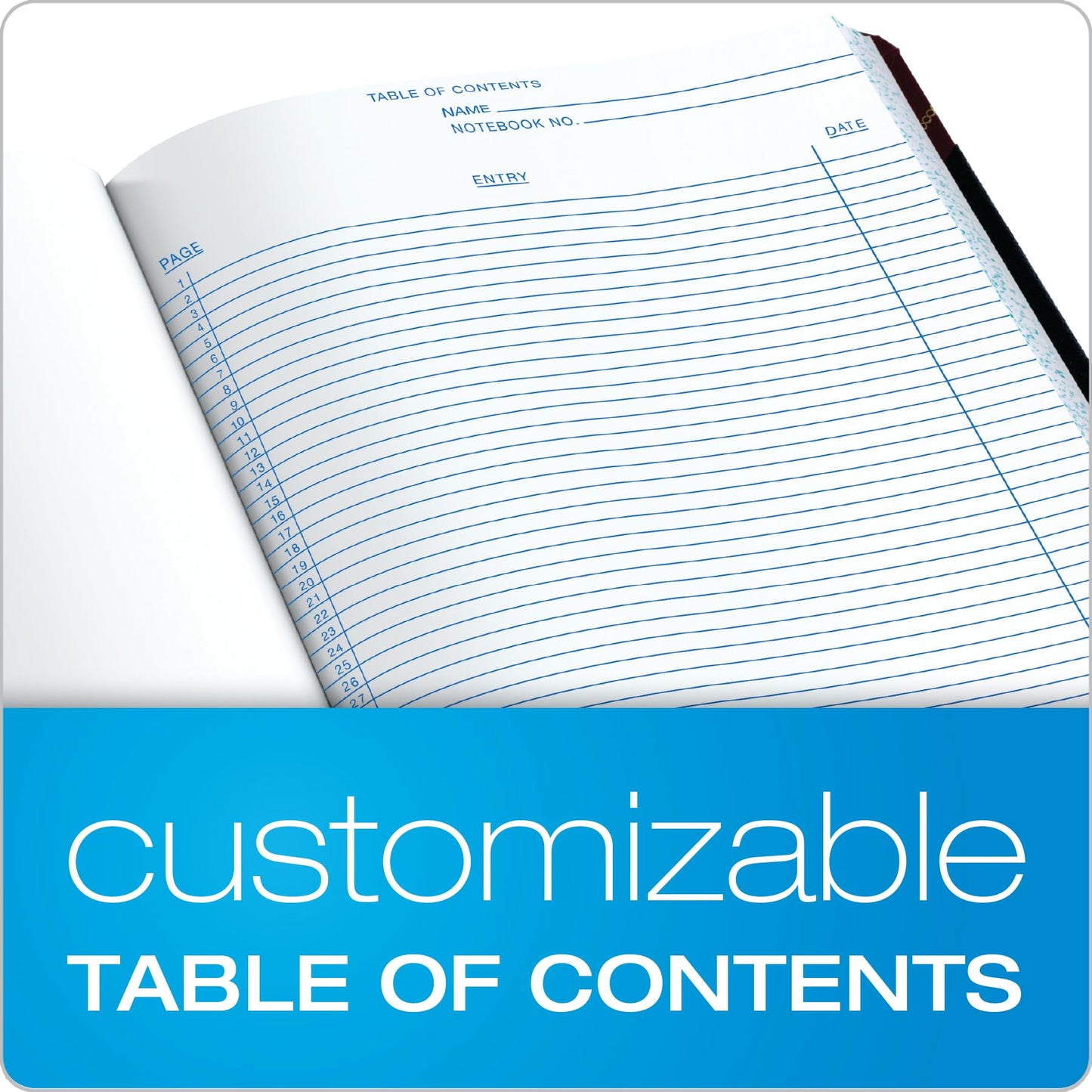 Boorum & Pease L21150R Laboratory Record Book,150 Pages,8-1/8-Inch x10-3/8-Inch,Black/Red