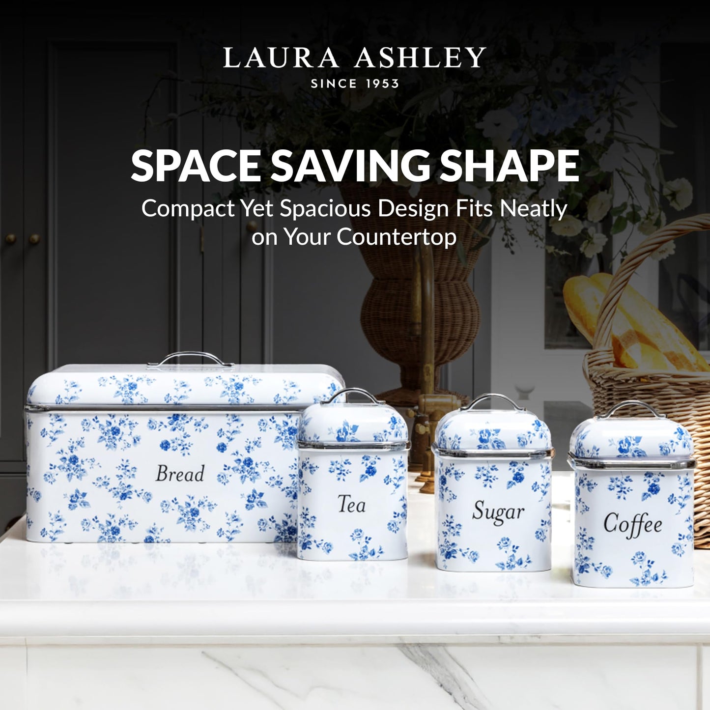 Laura Ashley VQ Bread Bin - China Rose