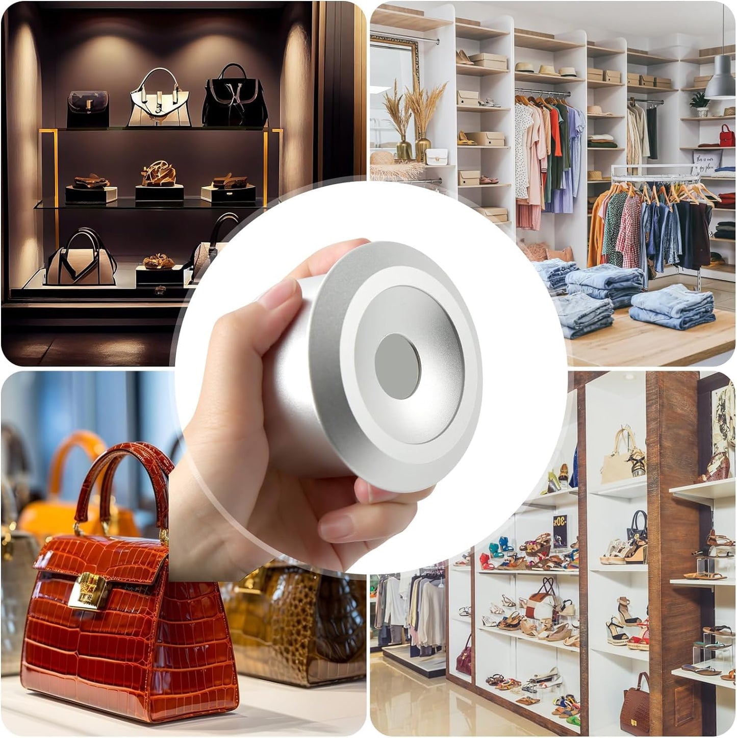 Disc Magnets for Fridge Office Science Project Teaching and Craft 2.36x1.18inch Silver Color